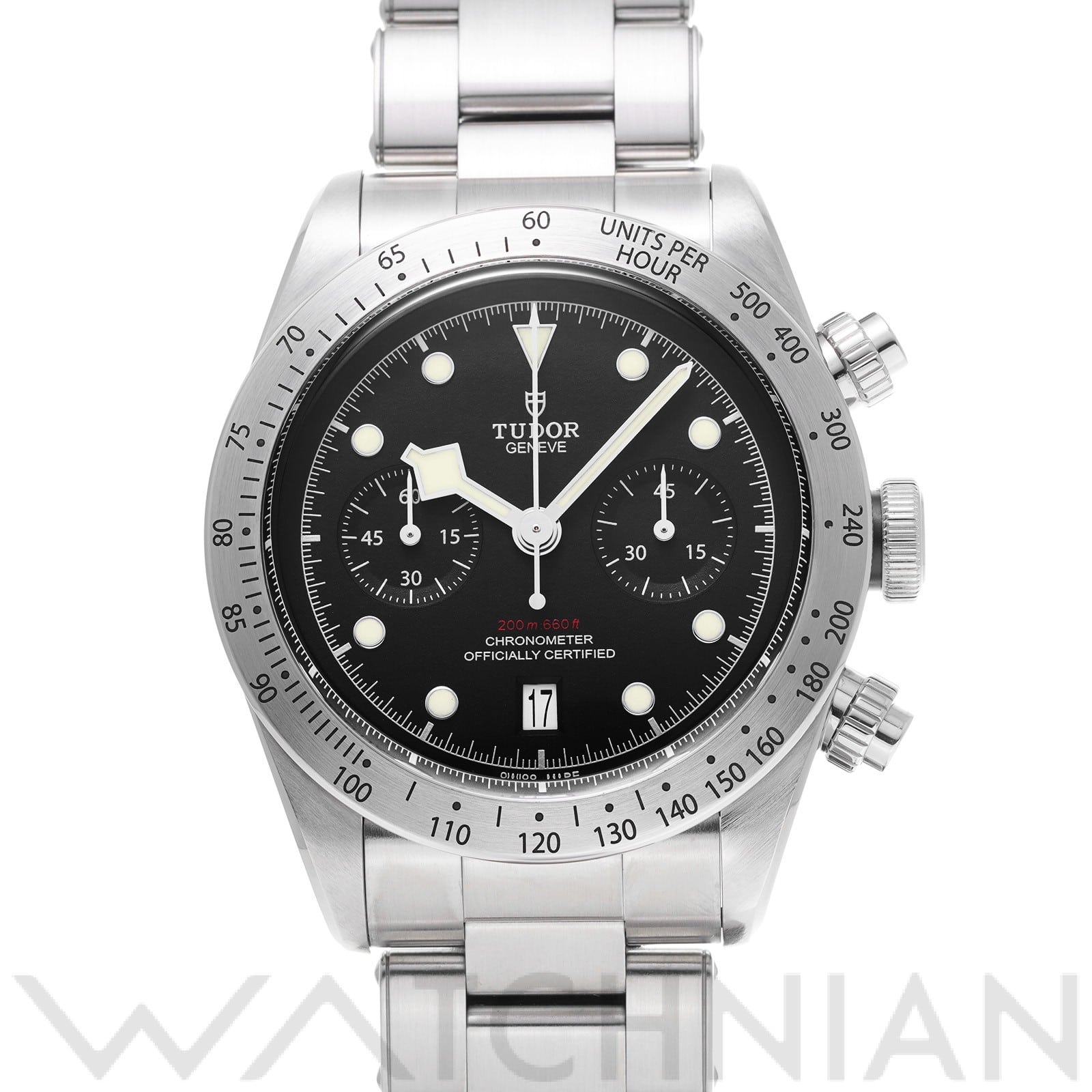 チューダー / チュードル / TUDOR ヘリテージ ブラックベイ クロノ 79350 ブラック メンズ 時計 【中古】【wristwatch】