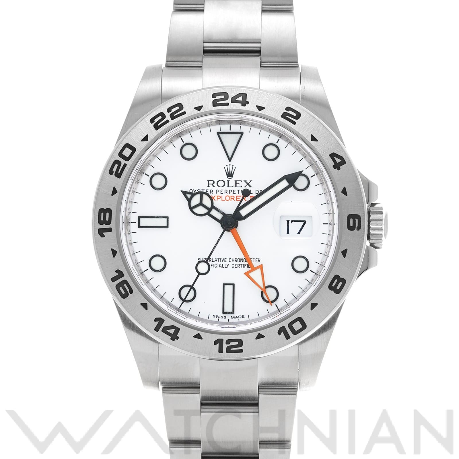 ロレックス エクスプローラーII 216570 ホワイト メンズ 時計 【中古】【wristwatch】