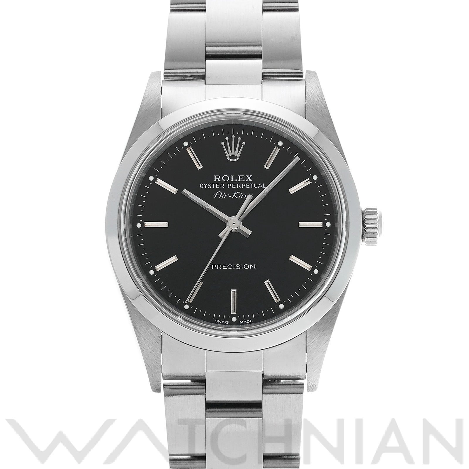 ロレックス エアキング 14000M ブラック メンズ 時計 【中古】【wristwatch】