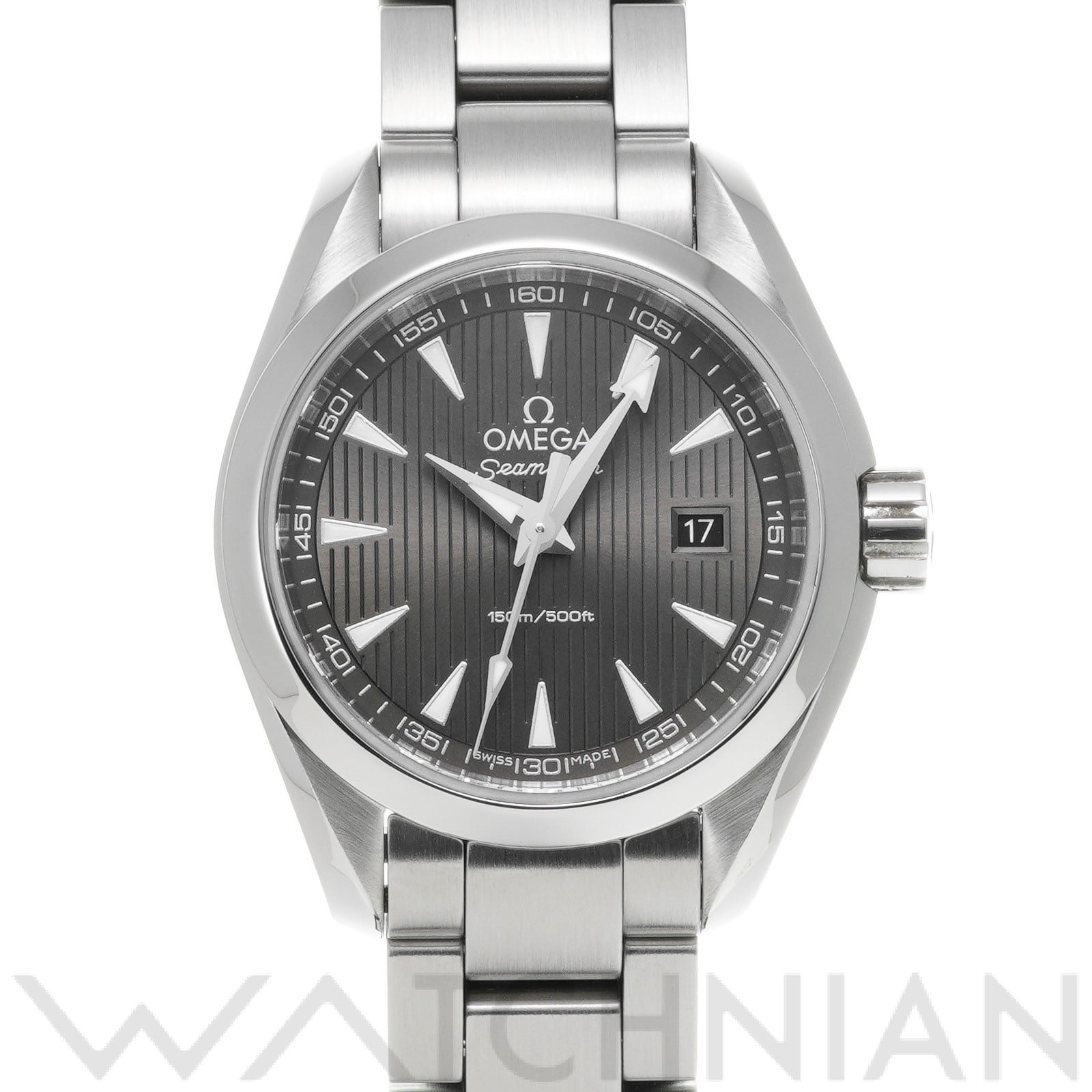 オメガ / OMEGA シーマスター アクアテラ クォーツ 231.10.30.60.06.001 グレー レディース 時計 【中古】【wristwatch】