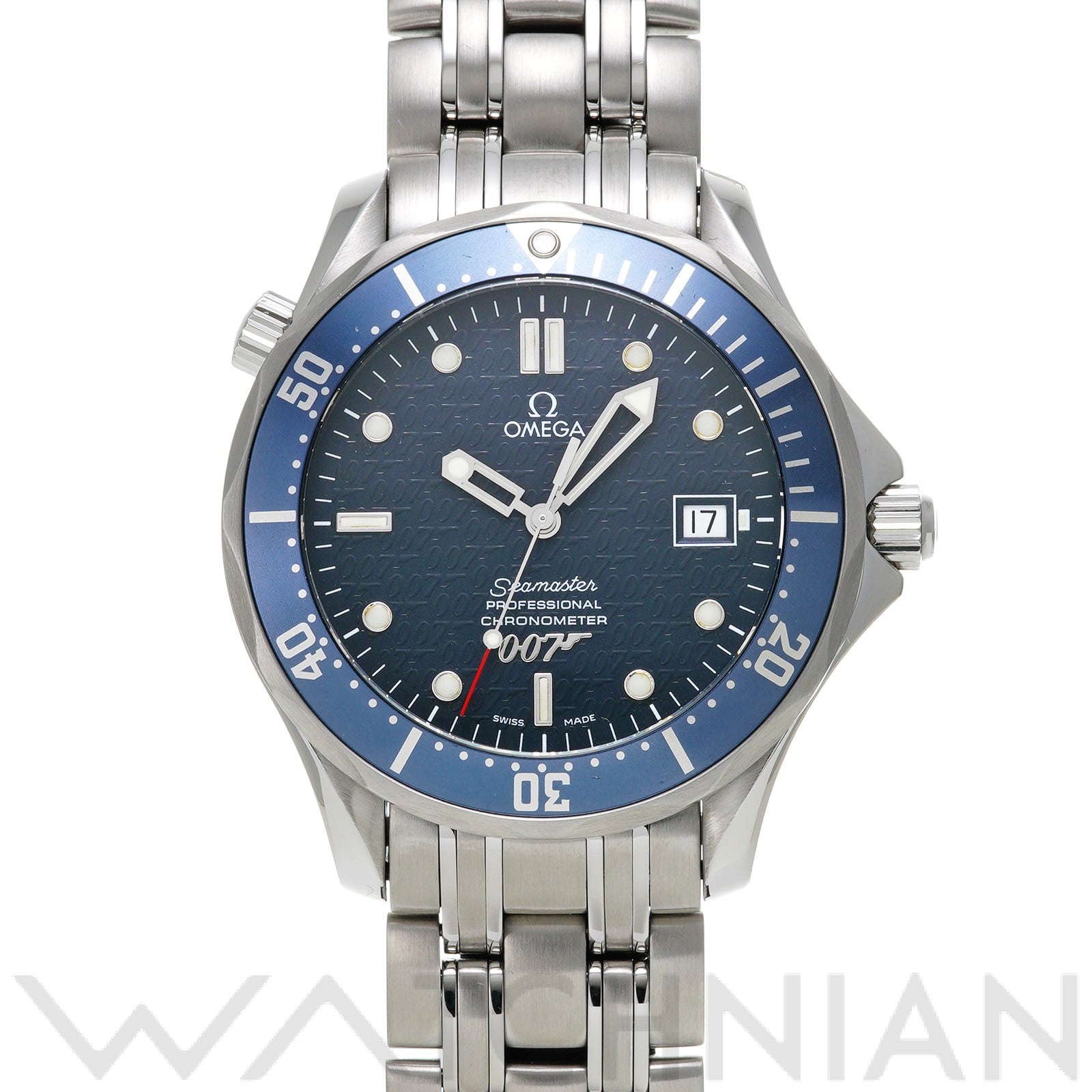 オメガ / OMEGA シーマスター プロフェッショナル 300 ジェームスボンド 007 40th 2537.80 ブルー メンズ 時計 【中古】【wristwatch】