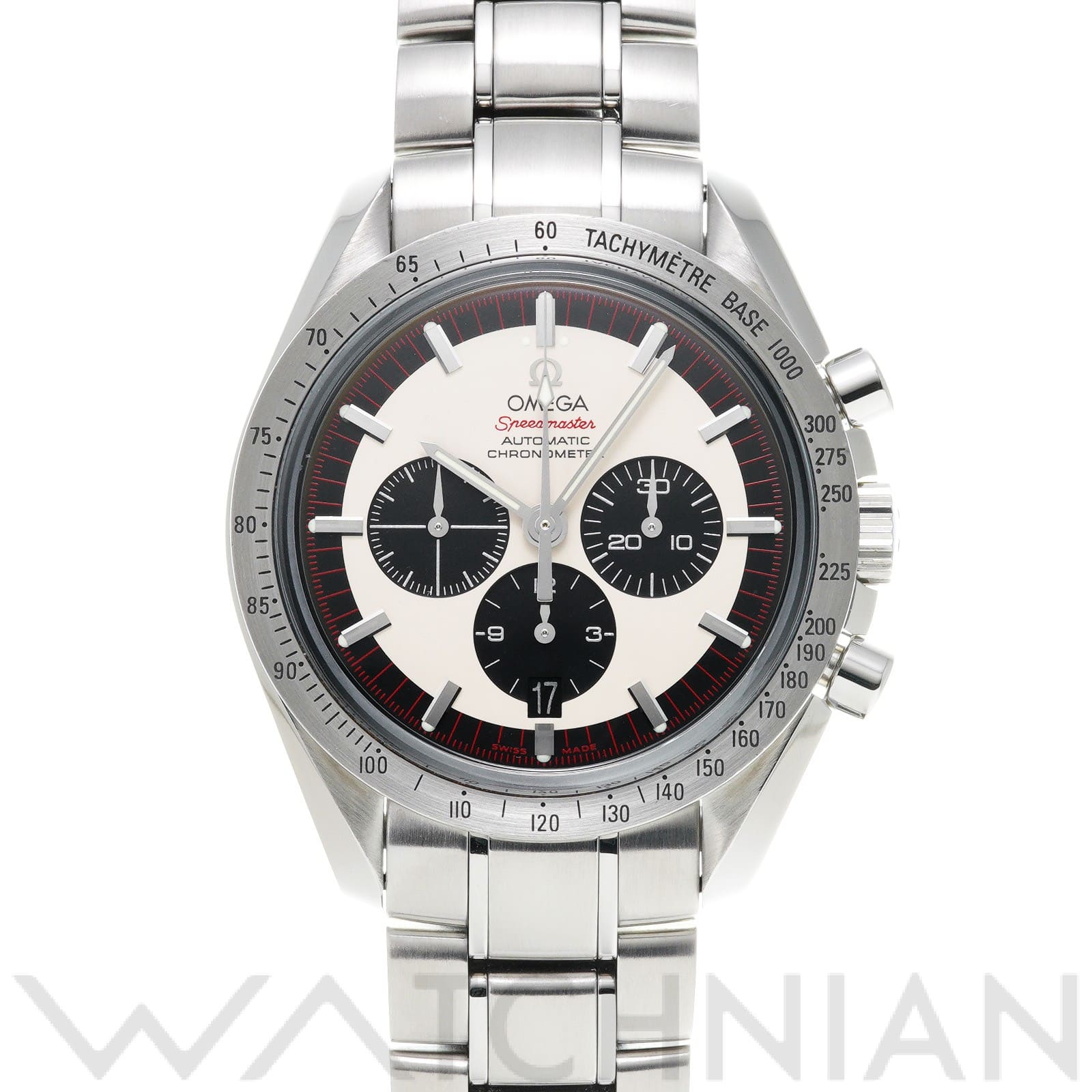 オメガ / OMEGA スピードマスター レジェンド ミハエル・シューマッハ 2004 3559.32 ホワイト/ブラック メンズ 時計 【中古】【wristwatch】