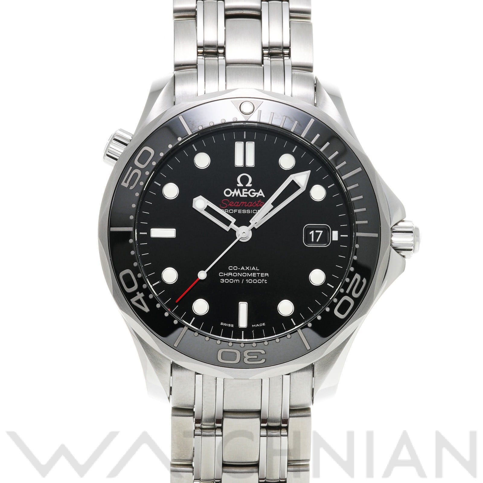 オメガ / OMEGA シーマスター ダイバー300 コーアクシャル 212.30.41.20.01.003 ブラック メンズ 時計 【中古】【wristwatch】