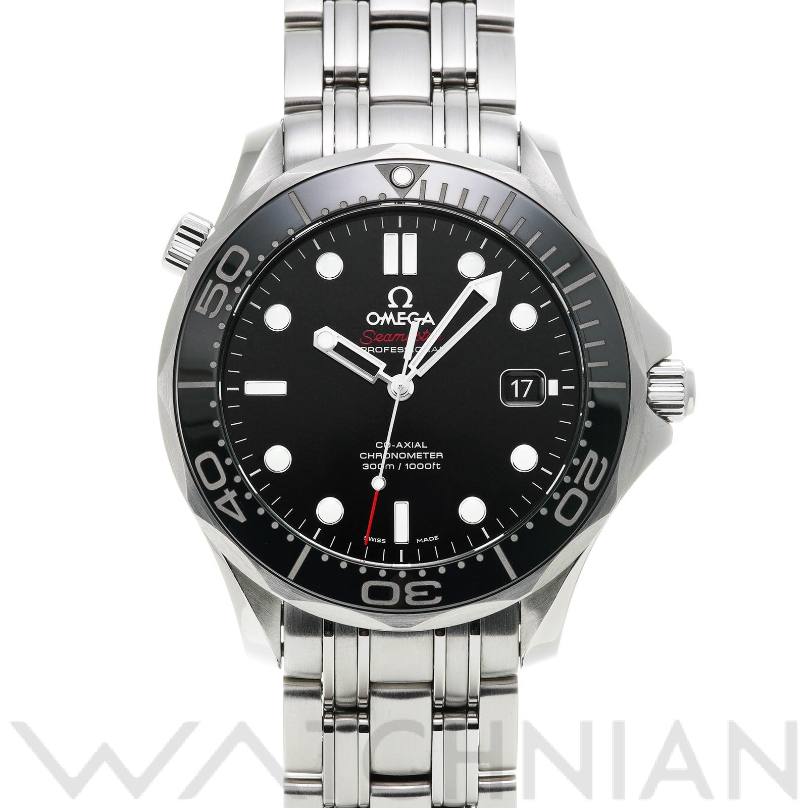 オメガ / OMEGA シーマスター ダイバー300 コーアクシャル 212.30.41.20.01.003 ブラック メンズ 時計 【中古】【wristwatch】