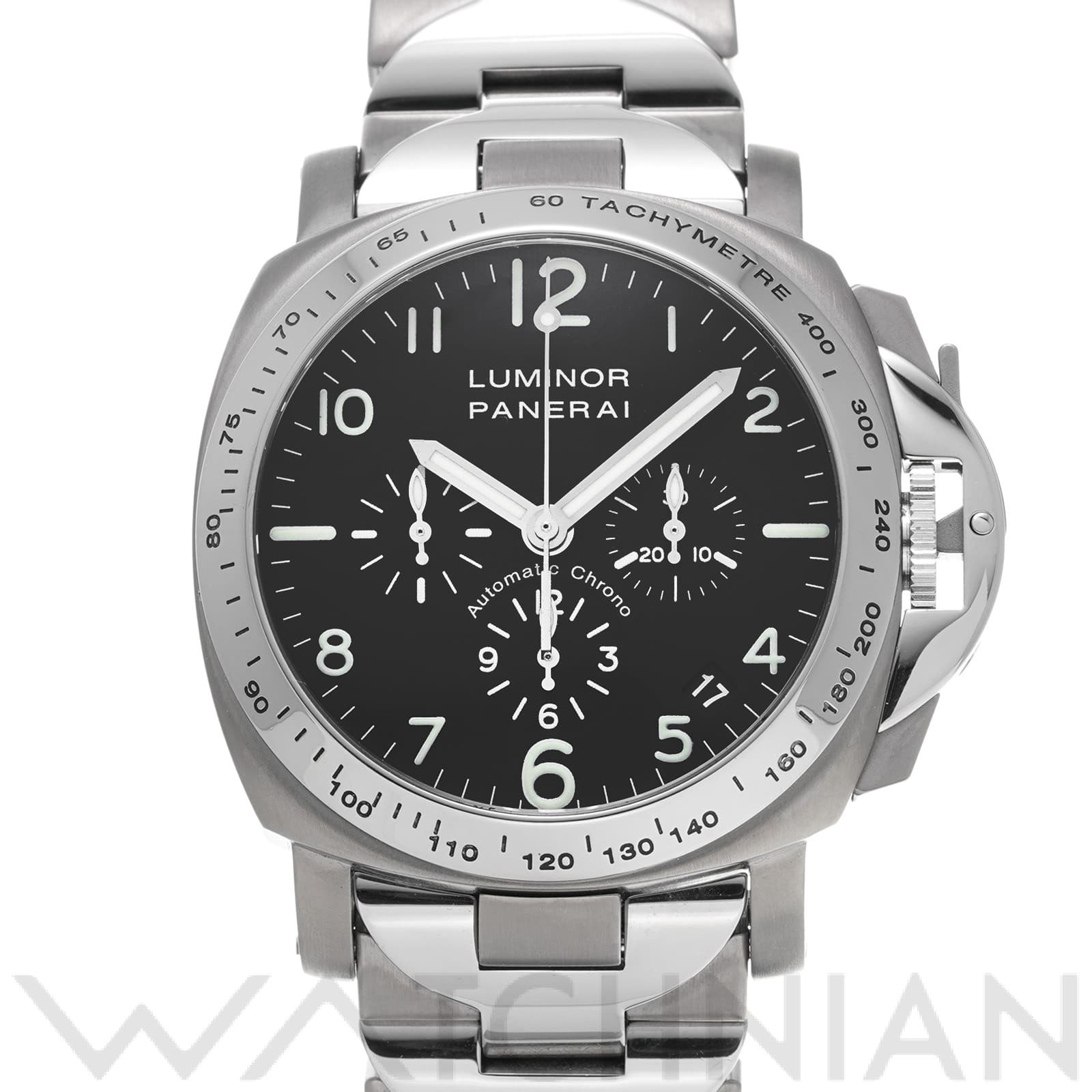 パネライ / PANERAI ルミノール クロノ エル・プリメロ PAM00072 ブラック メンズ 時計 【中古】【wristwatch】