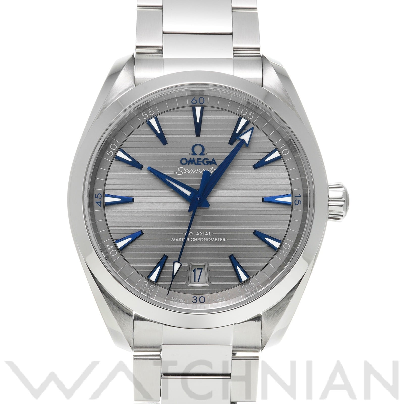 オメガ / OMEGA シーマスター アクアテラ コーアクシャル マスタークロノメーター 220.10.41.21.06.001 グレー メンズ 時計 【中古】【wristwatch】
