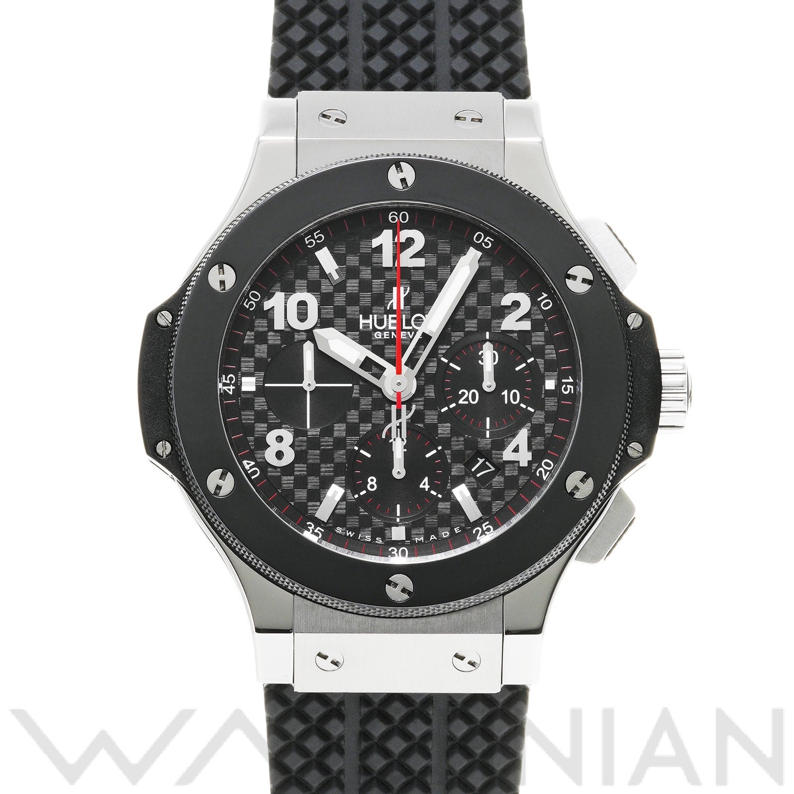 ビッグバン スチール セラミック 301.SB.131.RX ブラックカーボン ウブロ HUBLOT メンズ 【中古】