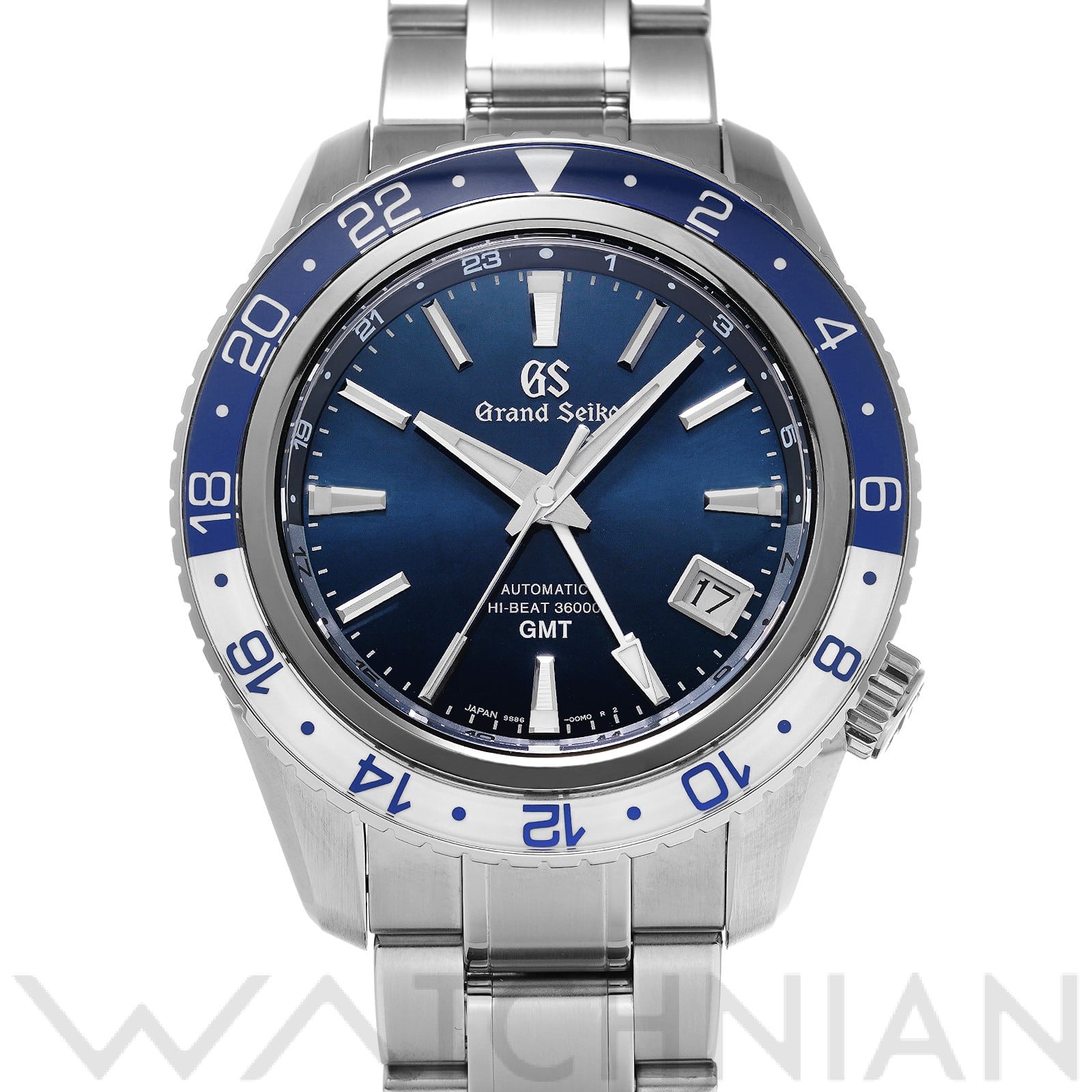 グランドセイコー / Grand Seiko スポーツコレクション メカニカル ハイビート36000 GMT SBGJ237 ミッドナイトブルー メンズ 時計 【中古】【wristwatch】