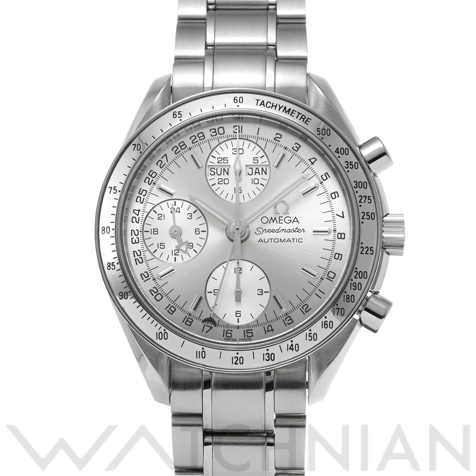 オメガ / OMEGA スピードマスター トリプルカレンダー 3523.30 シルバー メンズ 時計 【中古】【wristwatch】