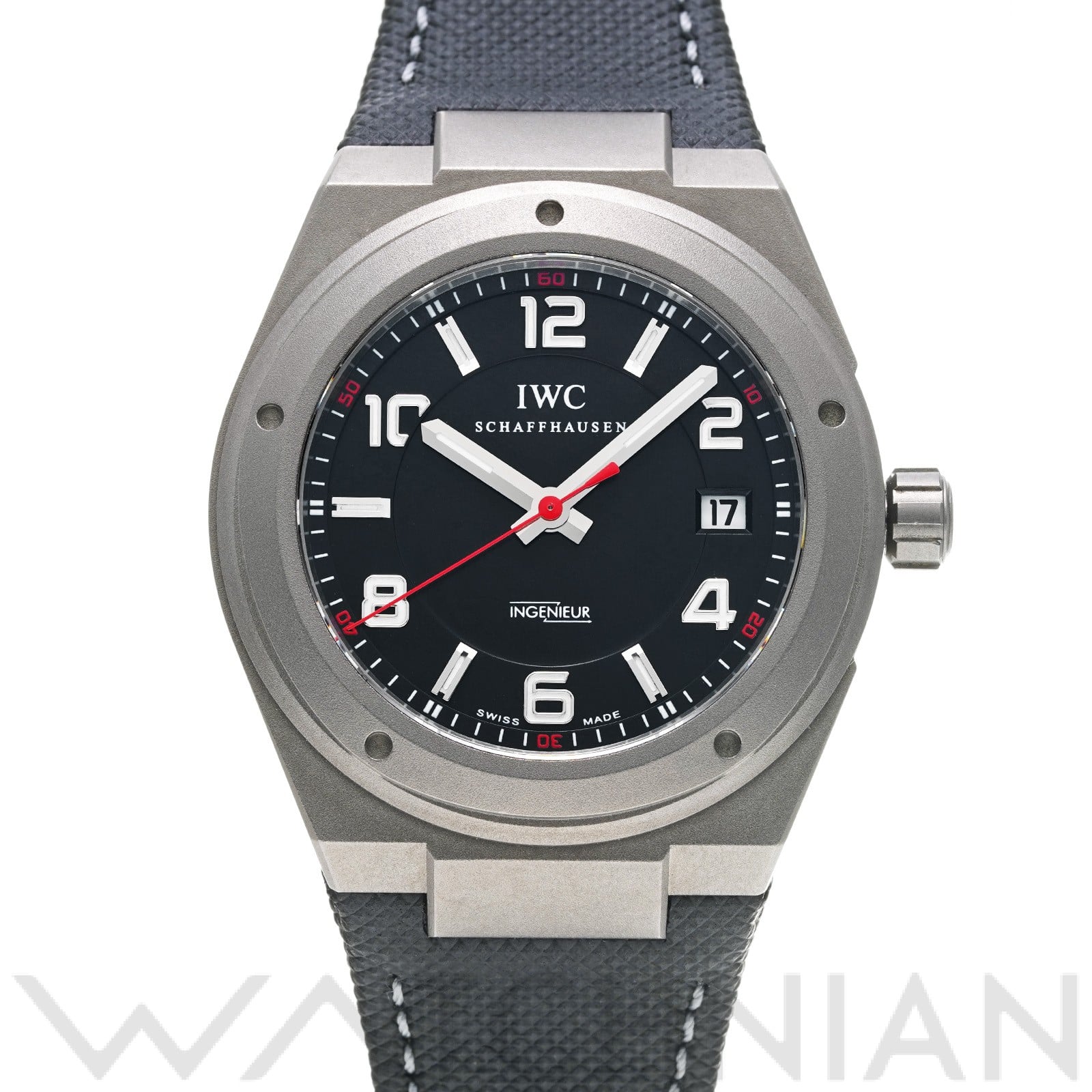 インヂュニア オートマティック AMG IW322703 ブラック インターナショナルウォッチカンパニー IWC メンズ 【中古】