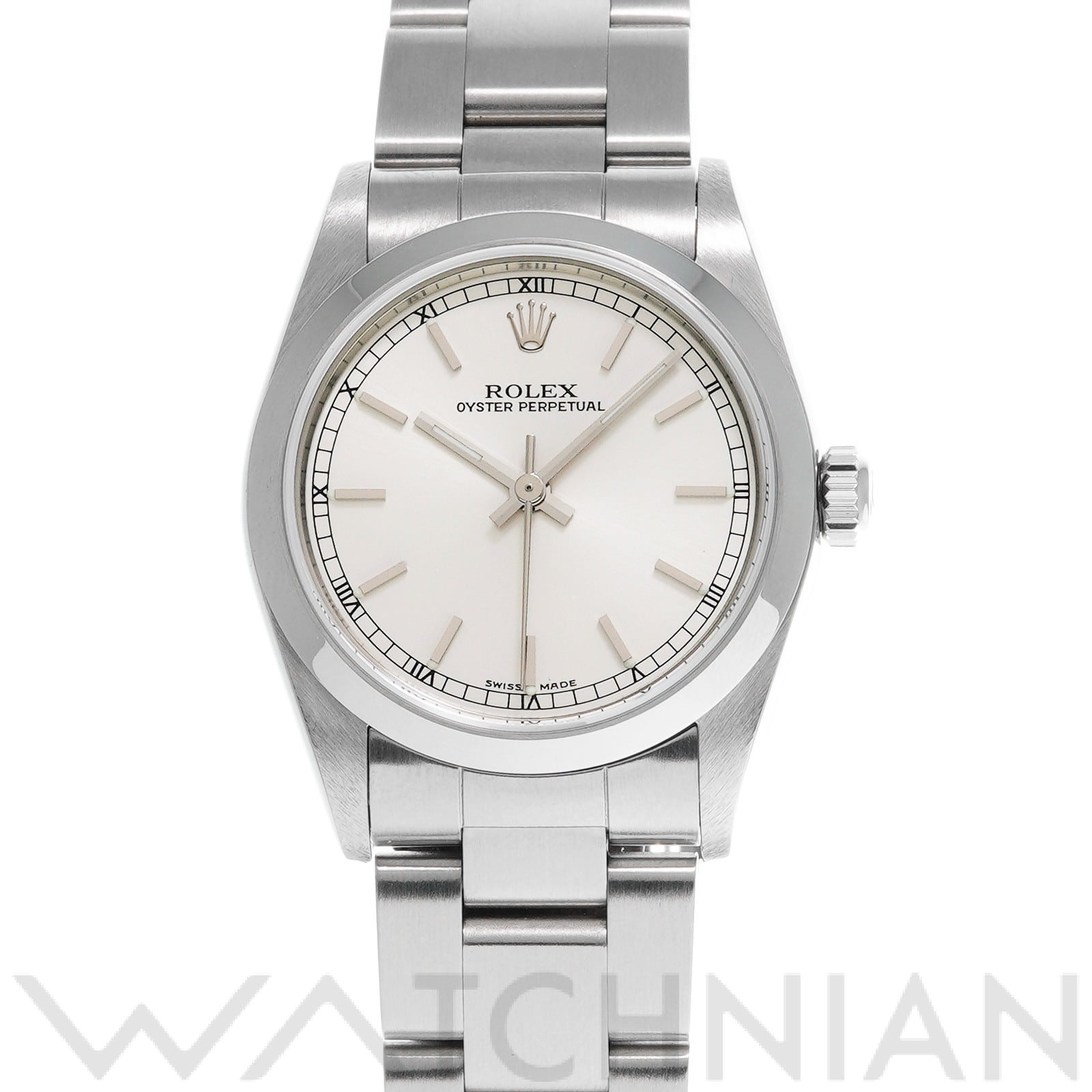 オイスターパーペチュアル 77080 A番(1999年頃製造) シルバー ロレックス ROLEX ユニセックス 【中古】