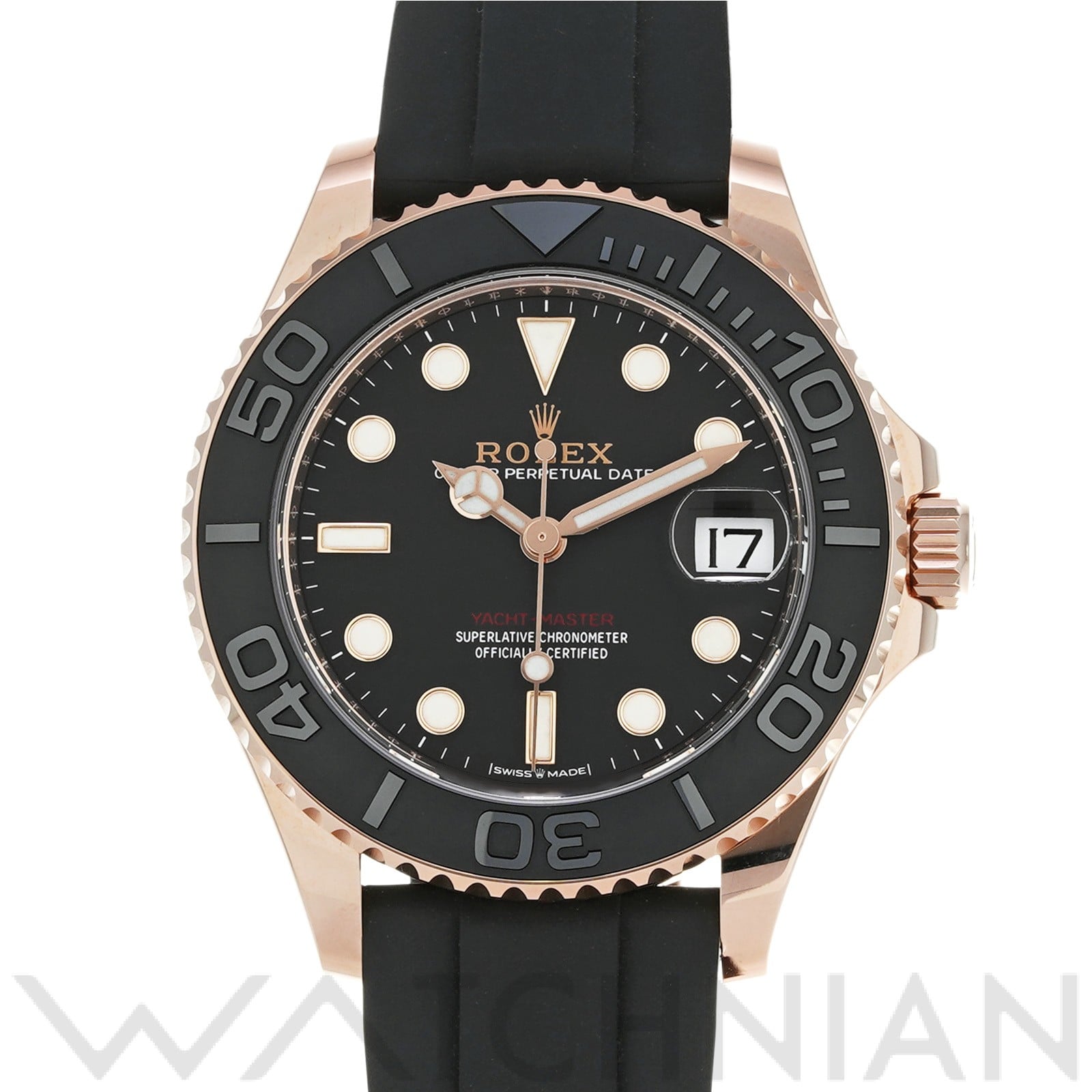 ヨットマスター 37 268655 ランダムシリアル ブラック ロレックス ROLEX ユニセックス 【中古】