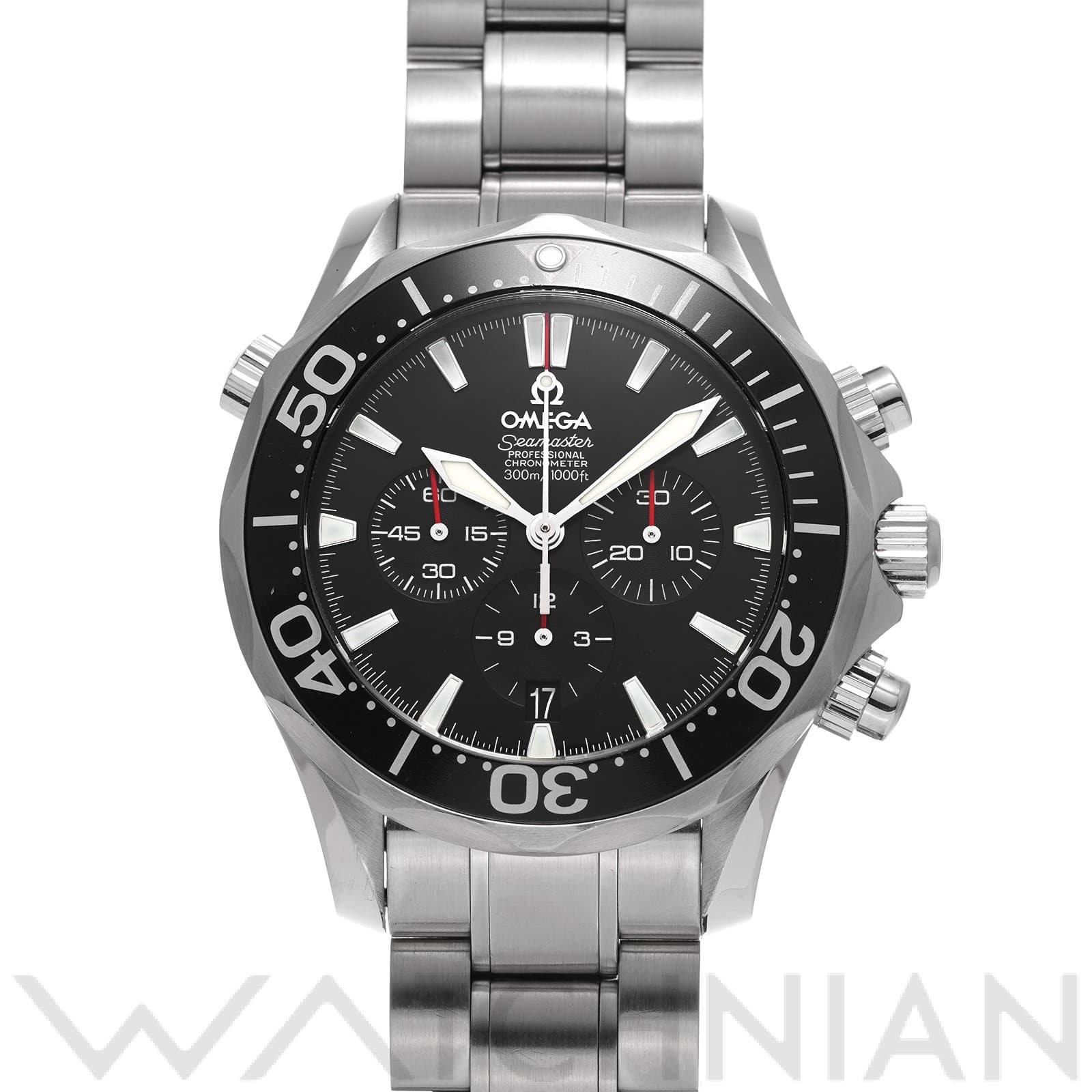 オメガ / OMEGA シーマスター 300 クロノグラフ 2594.52 ブラック メンズ 時計 【中古】【wristwatch】