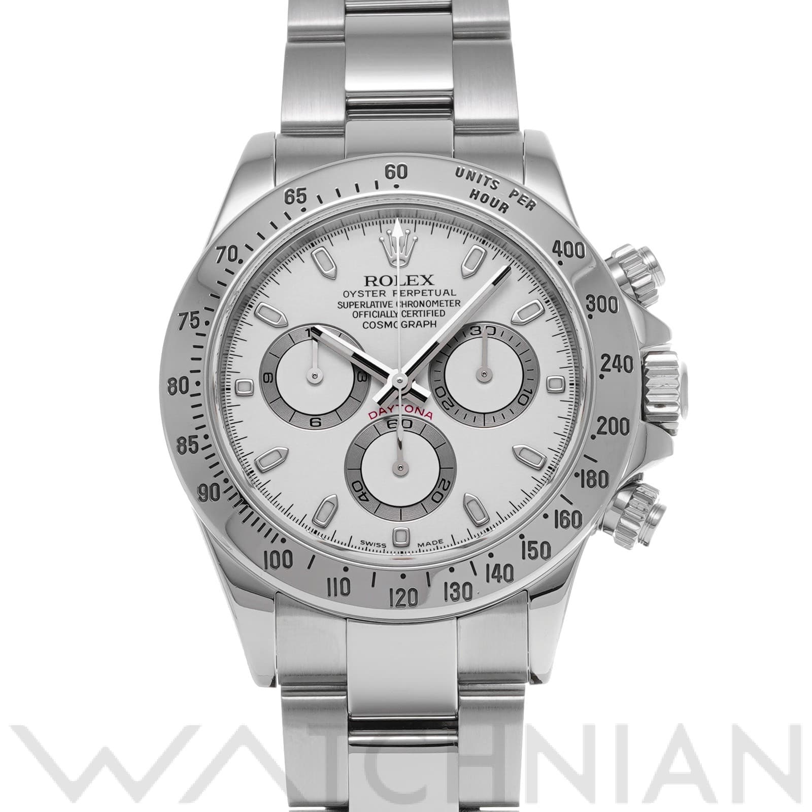 ロレックス コスモグラフ デイトナ 116520 ホワイト メンズ 時計 【中古】【wristwatch】