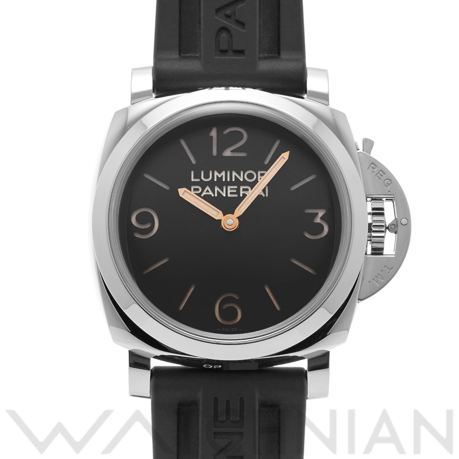ルミノール 1950 3デイズ アッチャイオ PAM00372 V番(2019年製造) ブラック パネライ OFFICINE PANERAI メンズ 【中古】