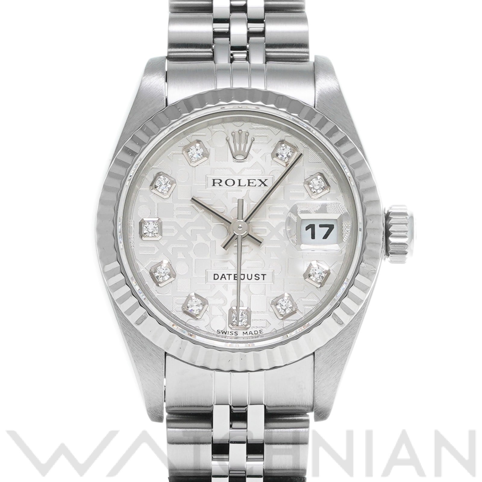 ロレックス デイトジャスト 79174G シルバーコンピュータ/ダイヤモンド レディース 時計 【中古】【wristwatch】