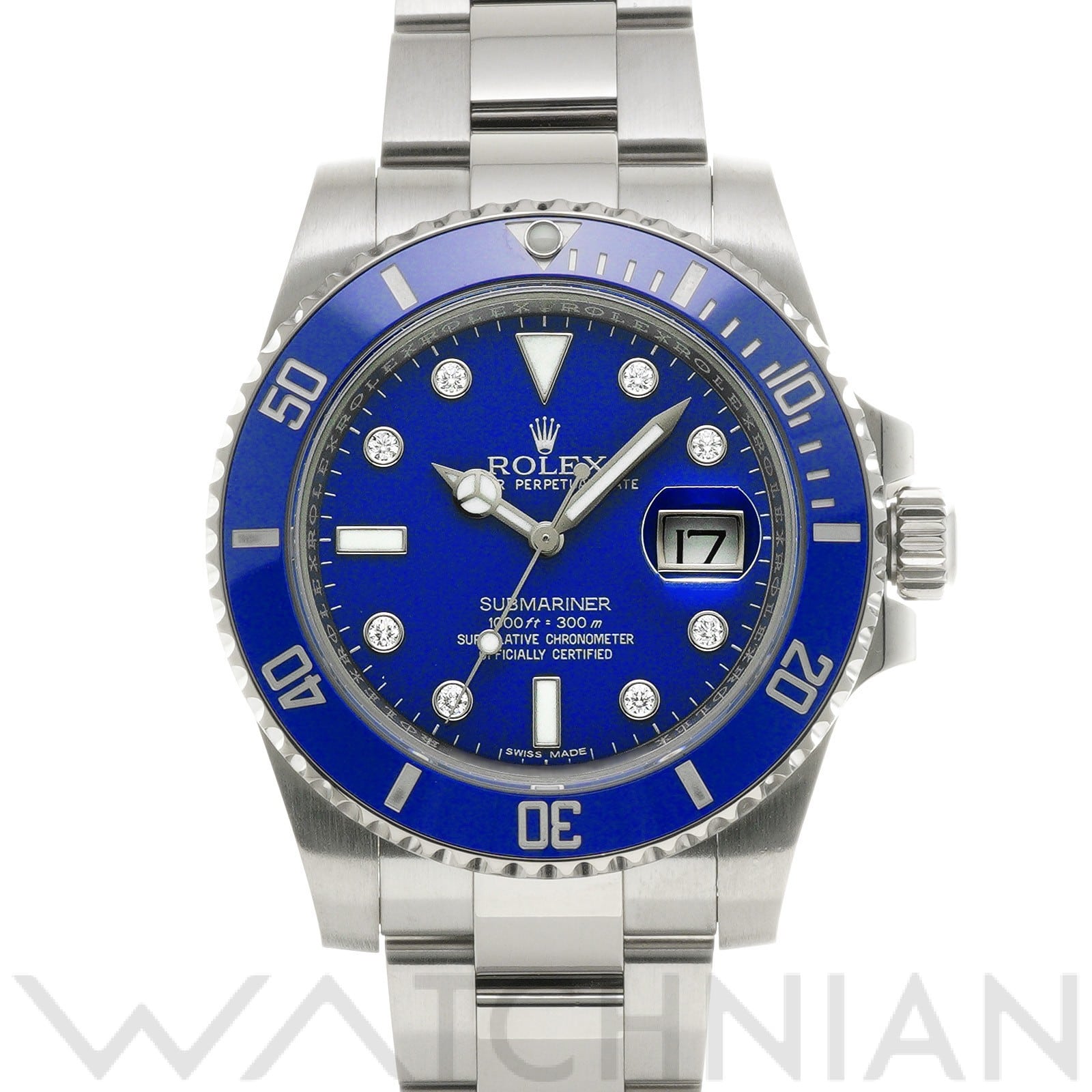 ロレックス / ROLEX サブマリーナ デイト 116619GLB ブルー/ダイヤモンド メンズ 時計 【中古】【wristwatch】