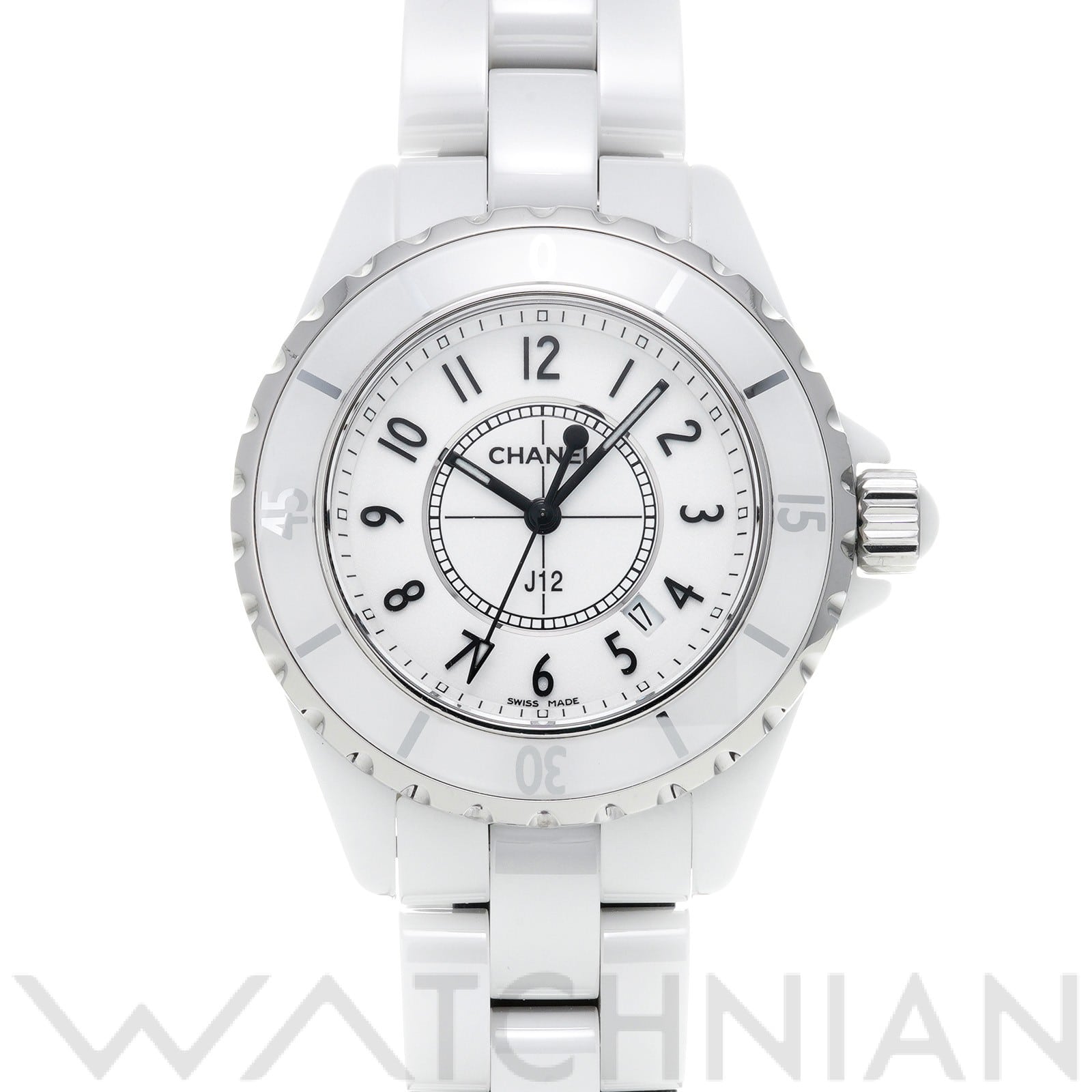 シャネル / CHANEL J12 33MM H0968 ホワイト レディース 時計 【中古】【wristwatch】