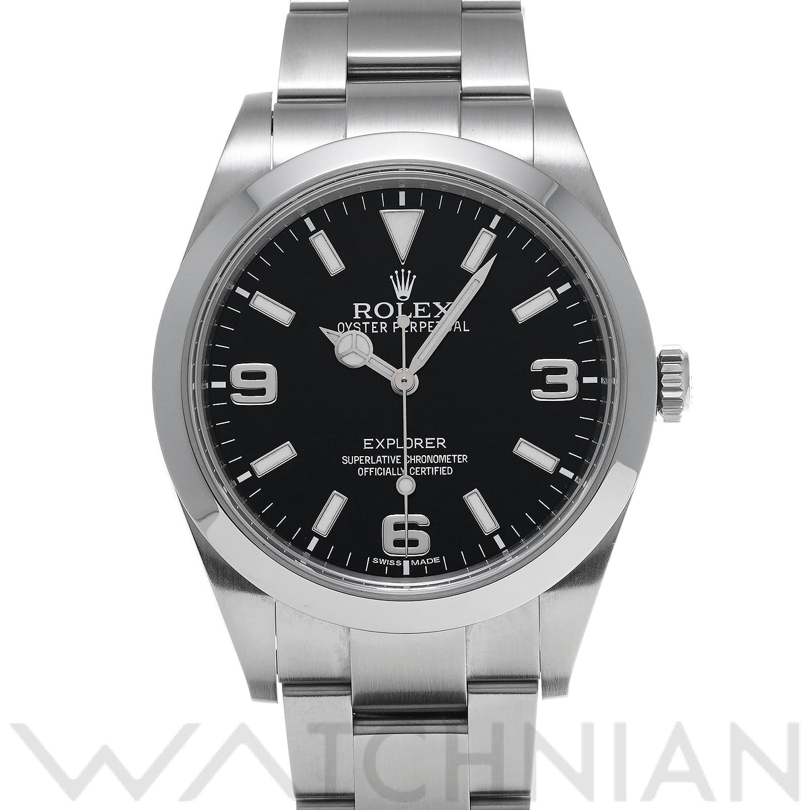 ロレックス エクスプローラー 214270 ブラック メンズ 時計 【中古】【wristwatch】