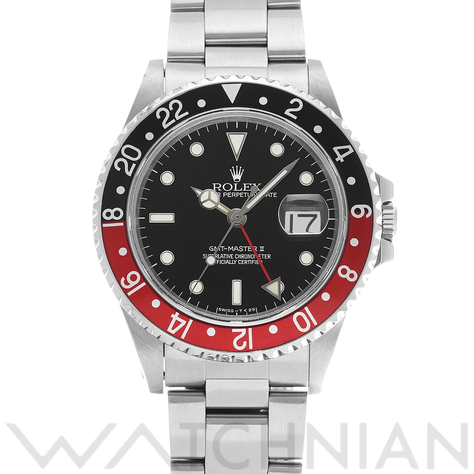 GMTマスターII 16760 85番台(1984年頃製造) ブラック ロレックス ROLEX メンズ 【中古】