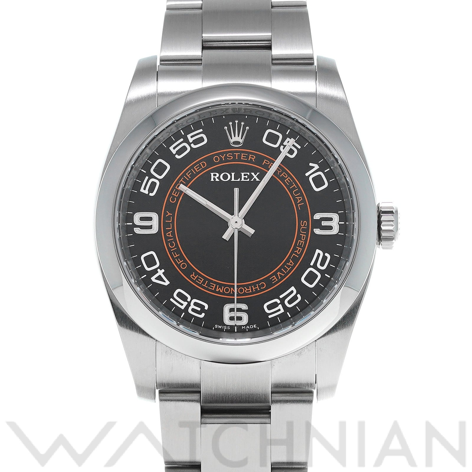 ロレックス オイスターパーペチュアル 36 116000 ブラックコンセントリック メンズ 時計 【中古】【wristwatch】