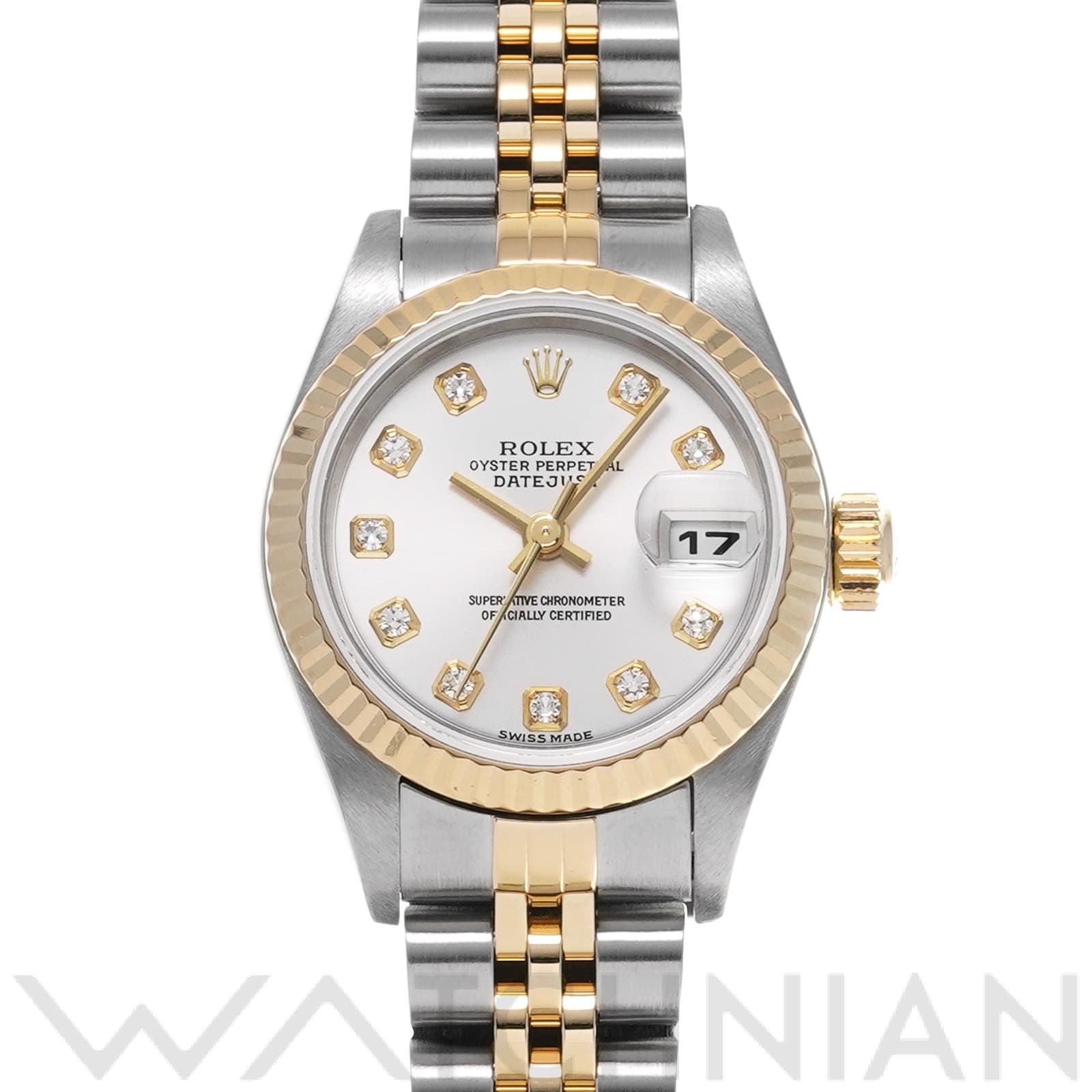 ロレックス デイトジャスト 79173G シルバー/ダイヤモンド レディース 時計 【中古】【wristwatch】