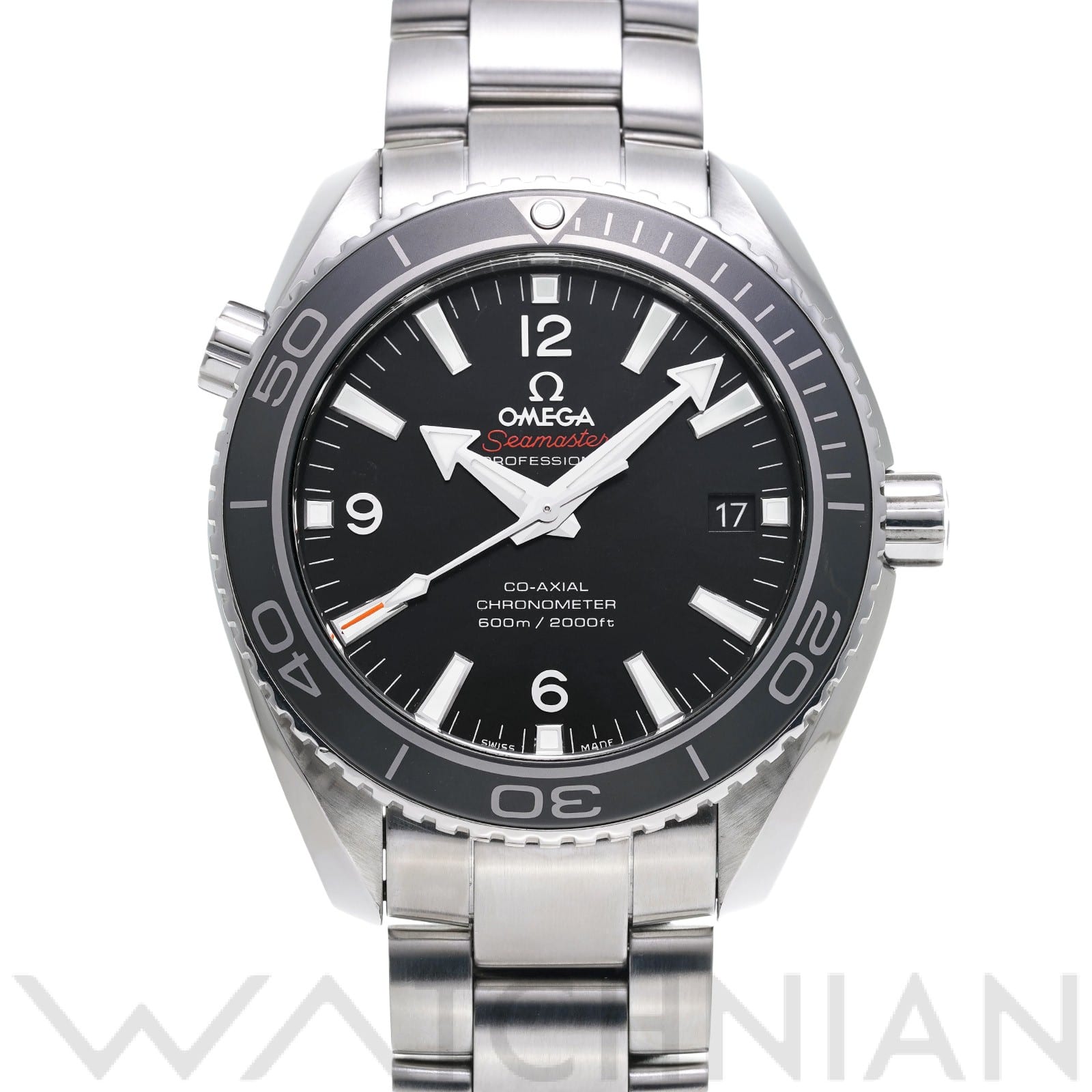 オメガ / OMEGA シーマスター プラネットオーシャン 600 コーアクシャル 232.30.42.21.01.001 ブラック メンズ 時計 【中古】【wristwatch】