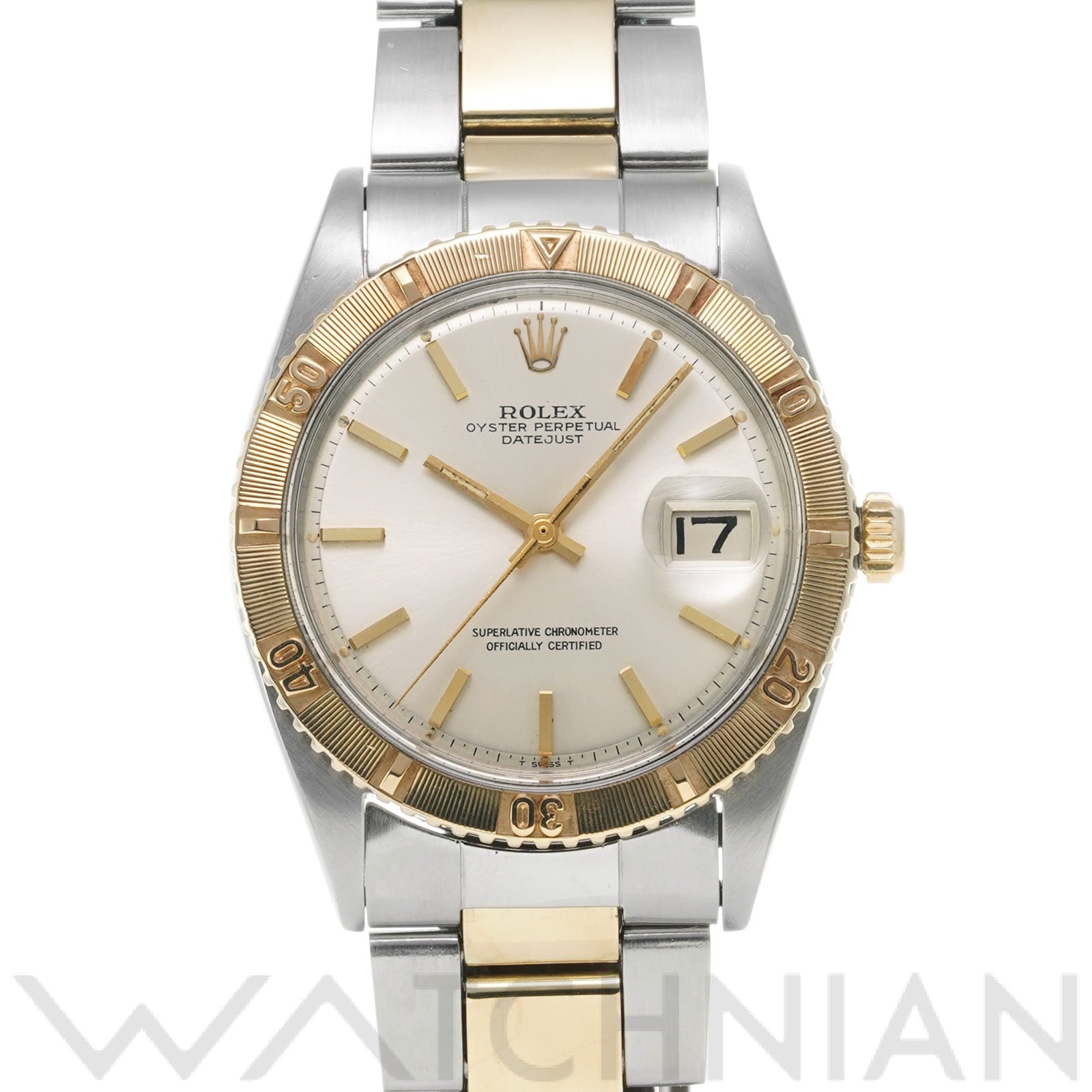 デイトジャスト サンダーバード 1625 19番台(1968年頃製造) シルバー ロレックス ROLEX メンズ 【中古】