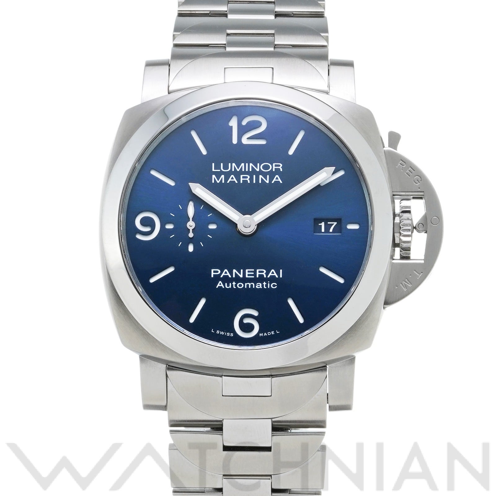 パネライ / PANERAI ルミノールマリーナ スペッキオブルー PAM01316 ブルー メンズ 時計 【中古】【wristwatch】