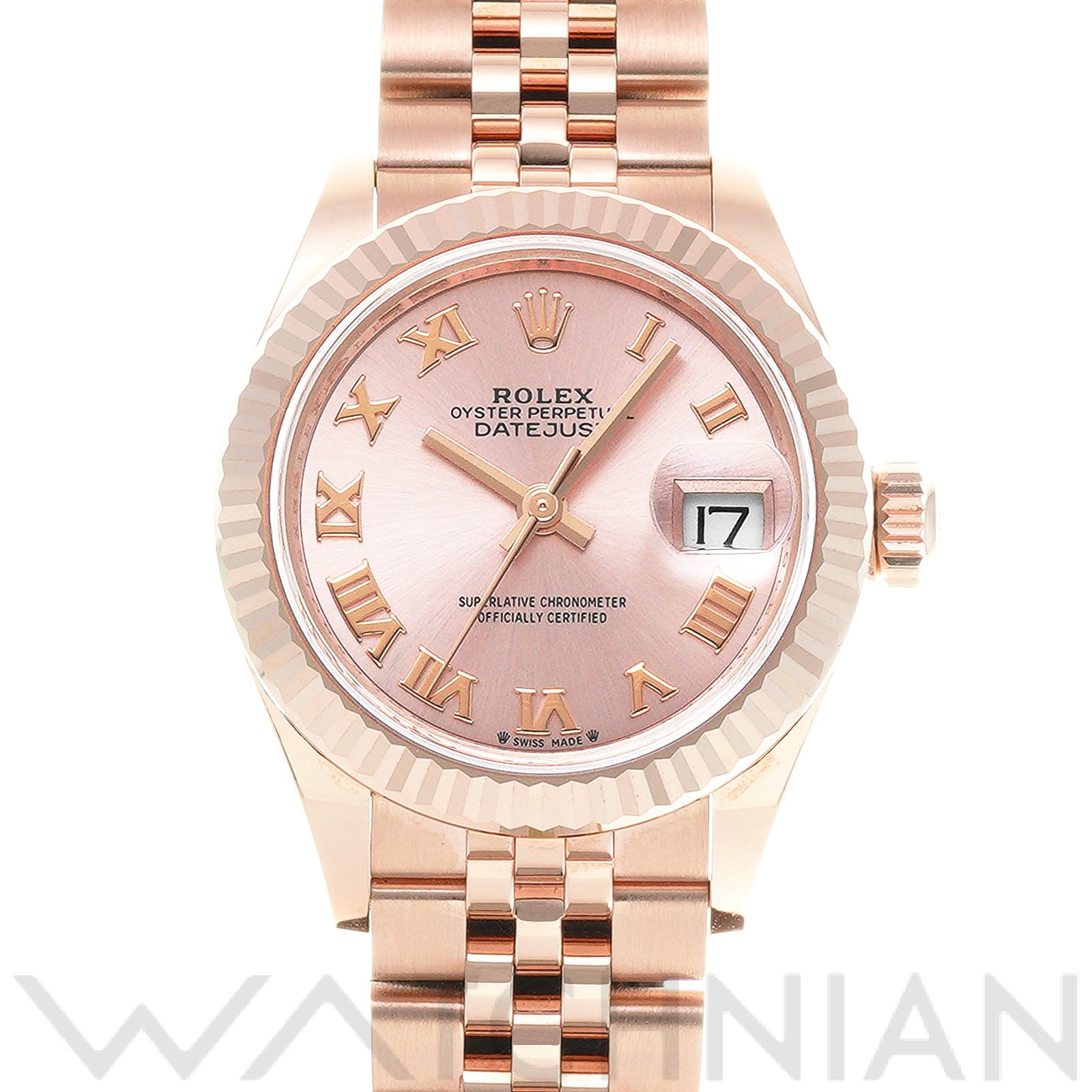 ロレックス レディ デイトジャスト 28 279175 ピンク レディース 時計 【中古】【wristwatch】