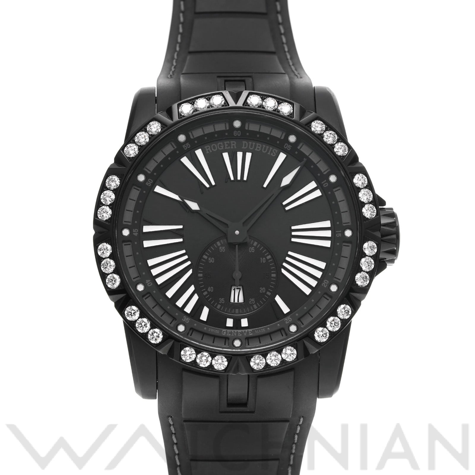 ロジェ デュブイ / ROGER DUBUIS エクスカリバー 45 DBEX0802 ブラック メンズ 時計 【中古】【wristwatch】