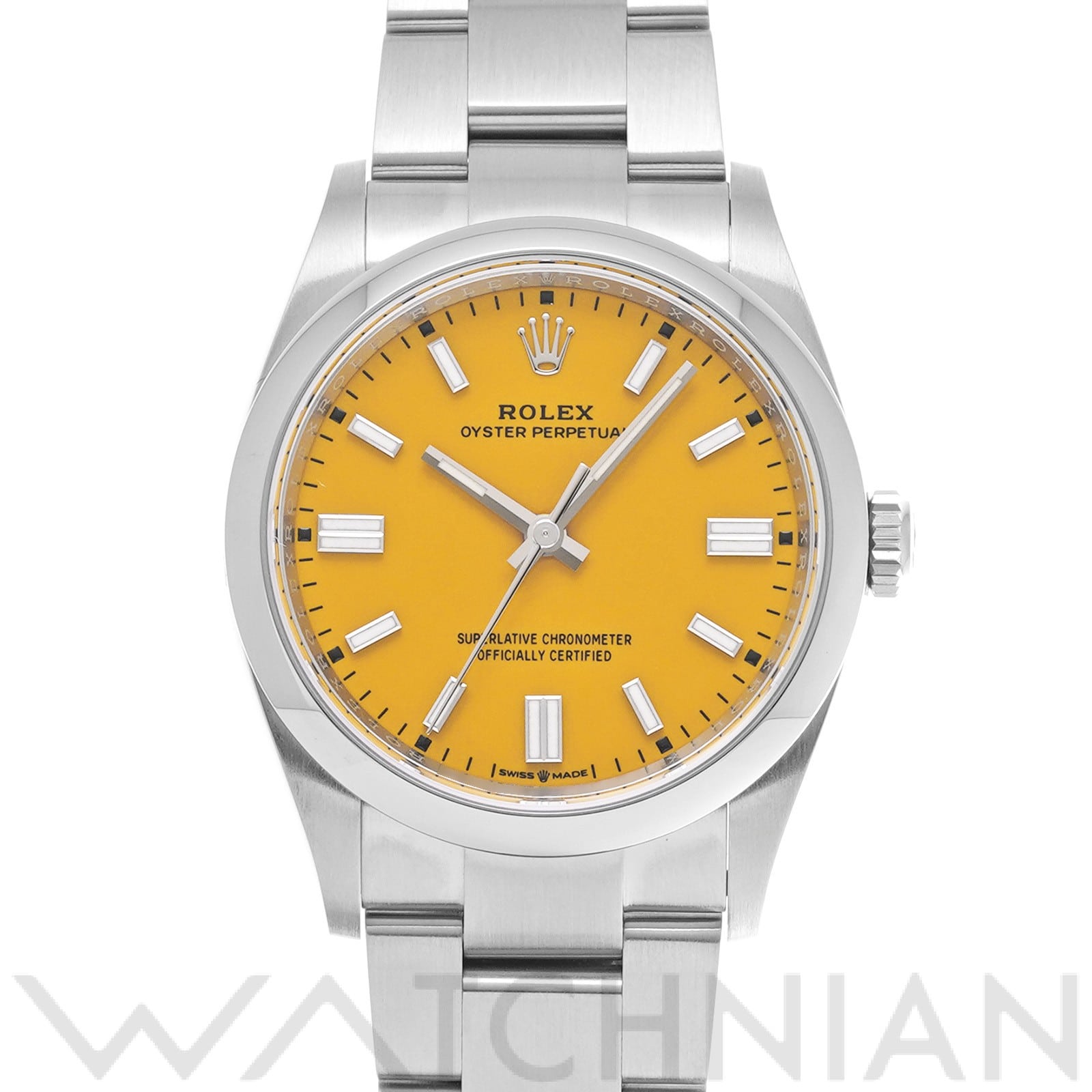 ロレックス オイスターパーペチュアル 36 126000 イエロー メンズ 時計 【中古】【wristwatch】