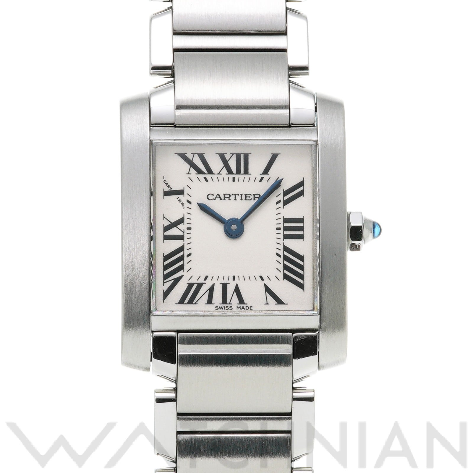 カルティエ / CARTIER タンクフランセーズ SM W51008Q3 シルバー レディース 時計 【中古】【wristwatch】