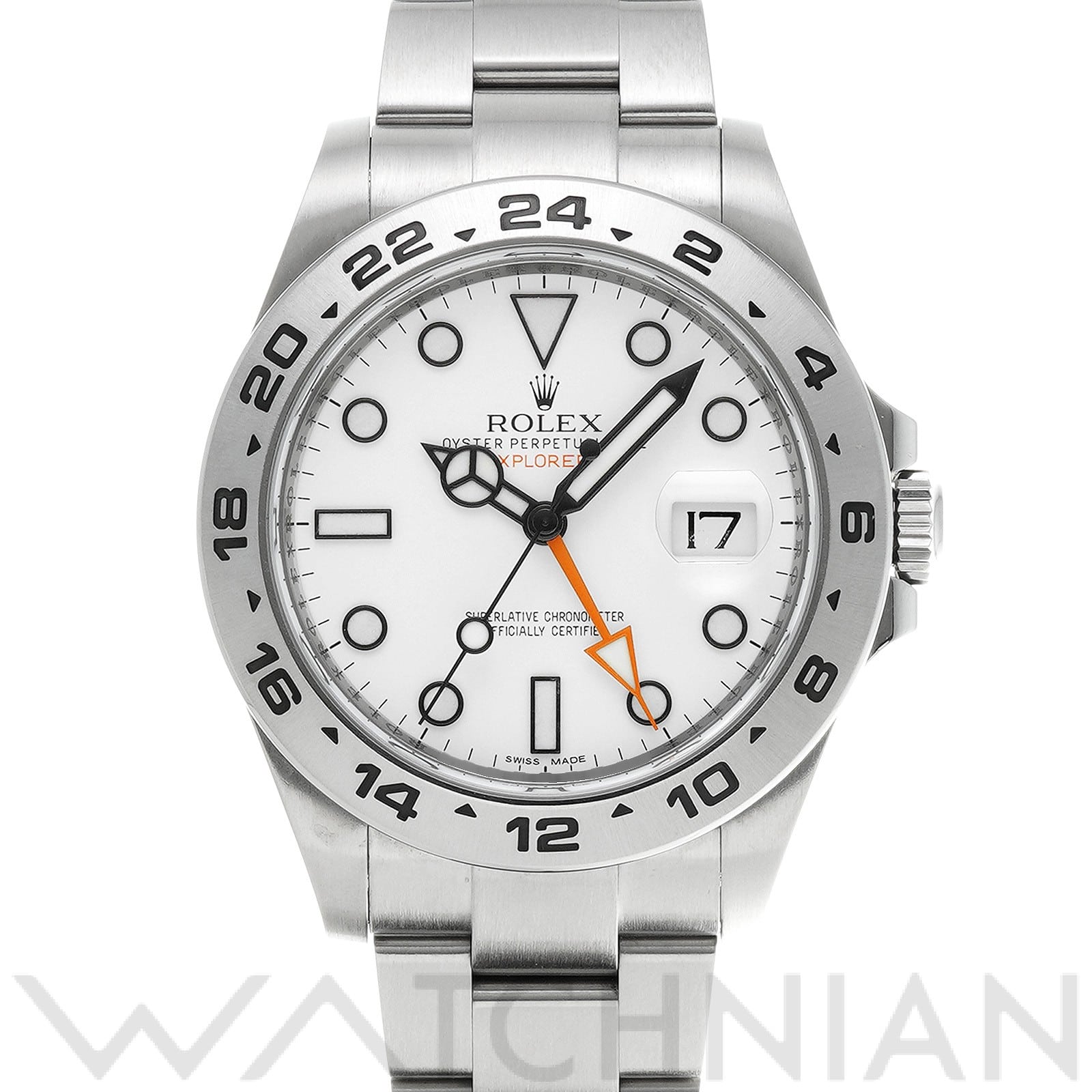 ロレックス エクスプローラーII 216570 ホワイト メンズ 時計 【中古】【wristwatch】