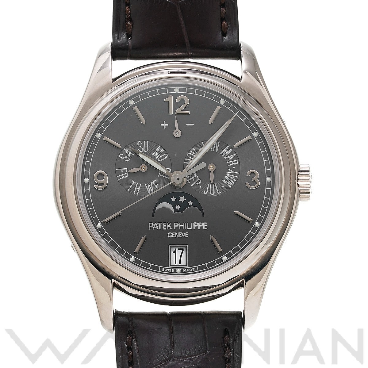 コンプリケーション アニュアルカレンダー 5146G-010 グレー パテック フィリップ PATEK PHILIPPE メンズ 【中古】