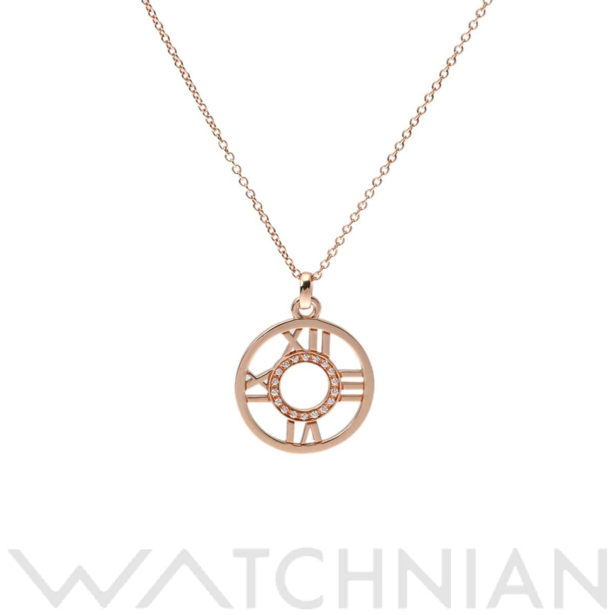 ティファニー アトラス オープン ダイヤ ゴールド K18ピンクゴールド PG レディース ジュエリー 【中古】【jewelry】