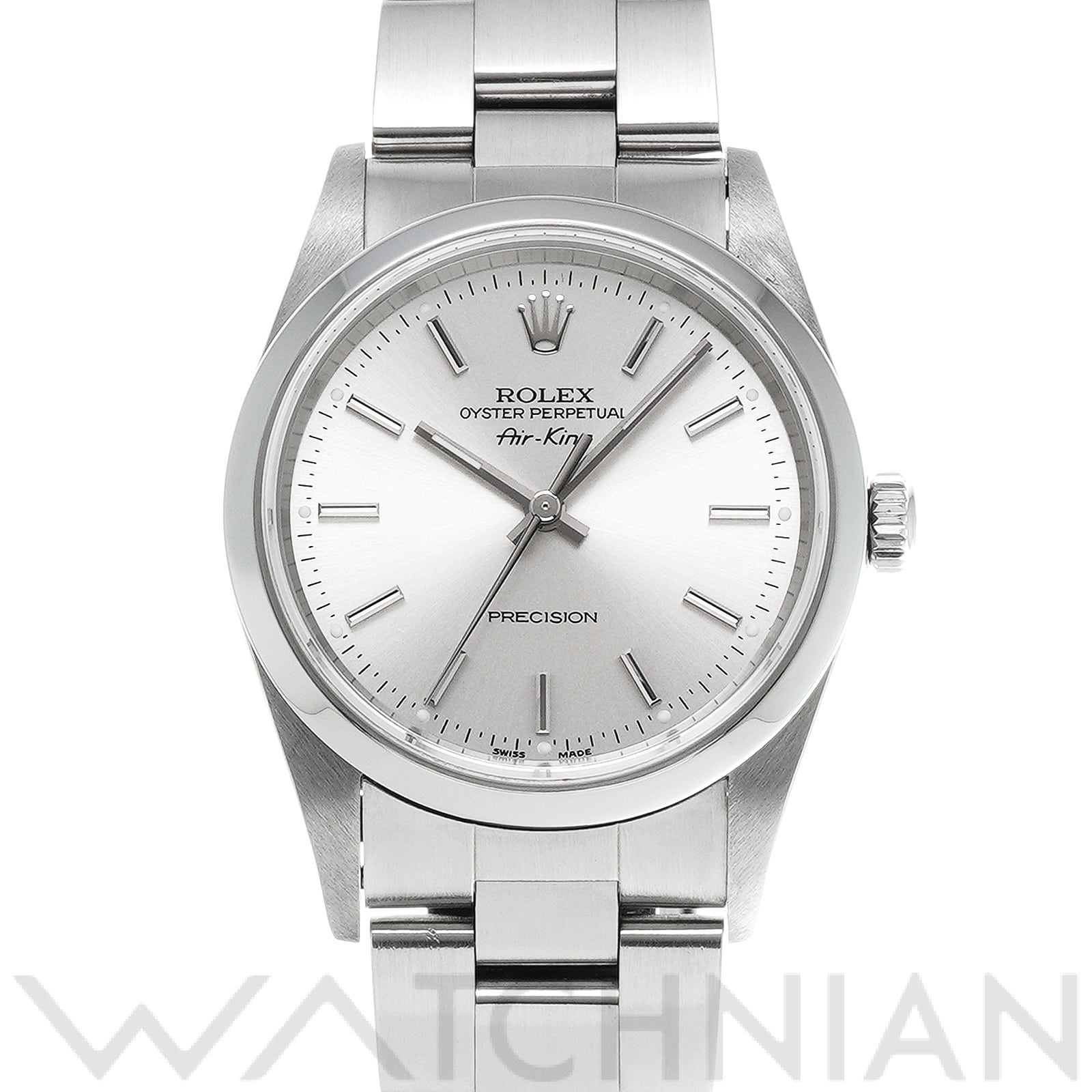 ロレックス エアキング 14000M シルバー メンズ 時計 【中古】【wristwatch】