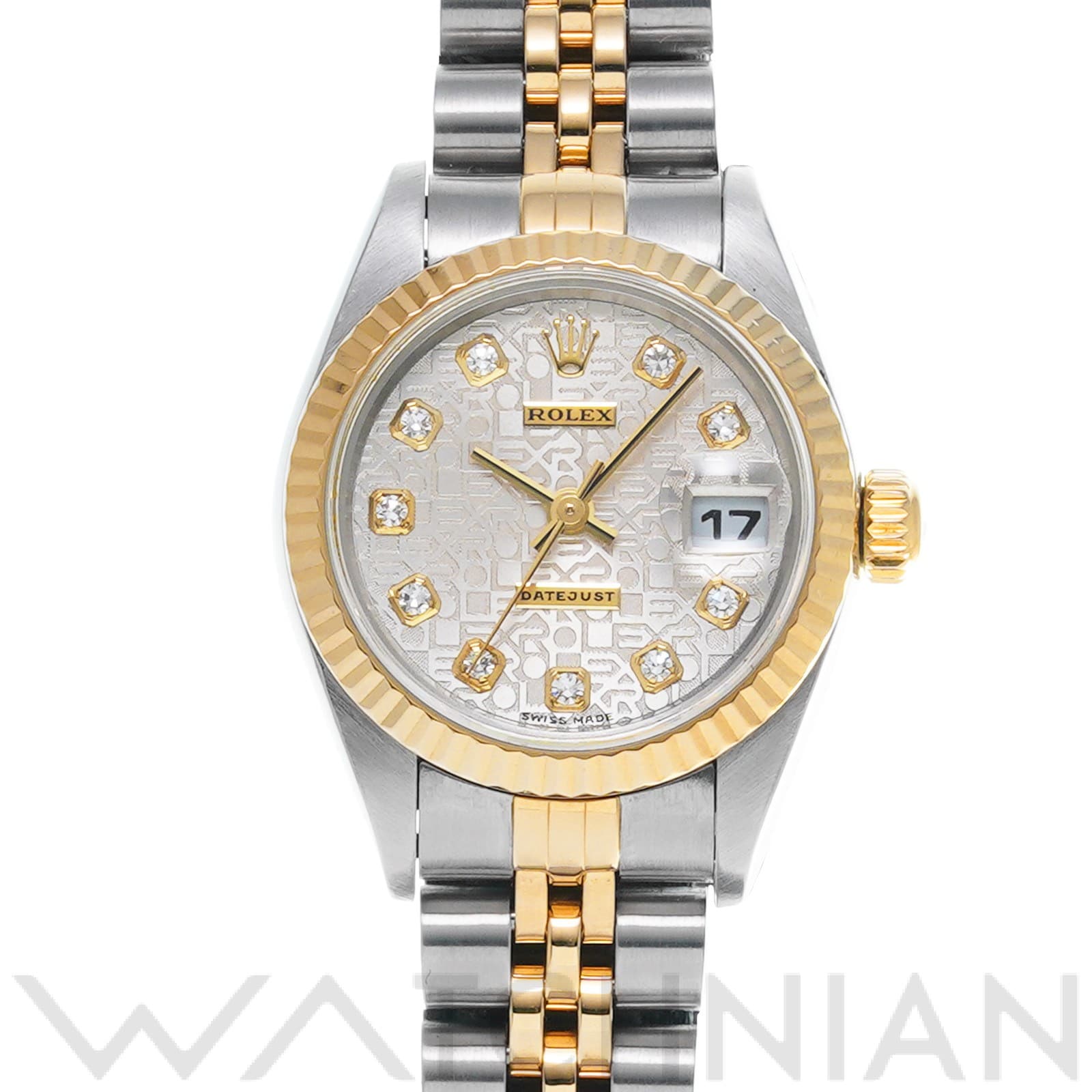 ロレックス デイトジャスト 79173G シルバーコンピュータ/ダイヤモンド レディース 時計 【中古】【wristwatch】