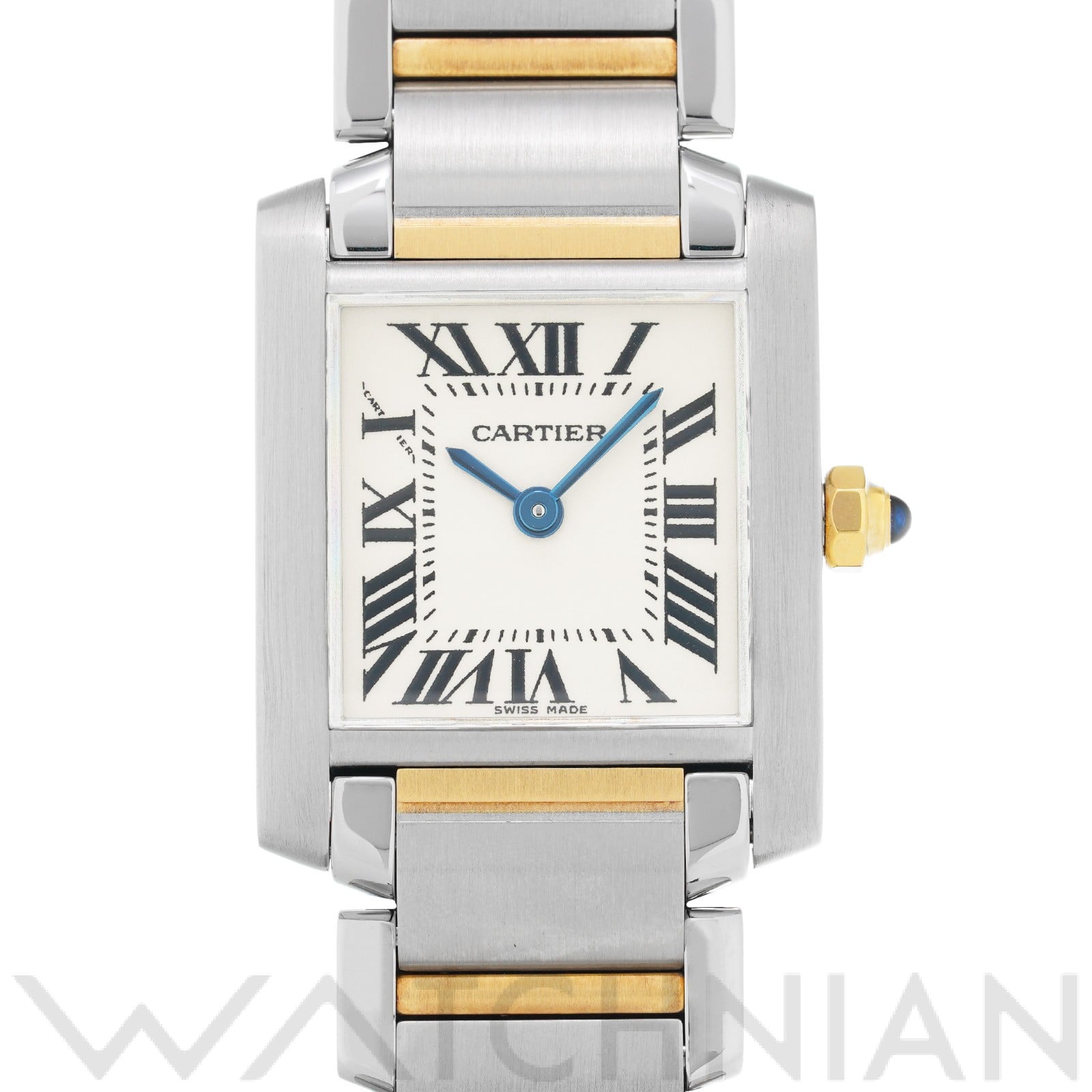 カルティエ / CARTIER タンク フランセーズ SM W51007Q4 シルバー レディース 時計 【中古】【wristwatch】