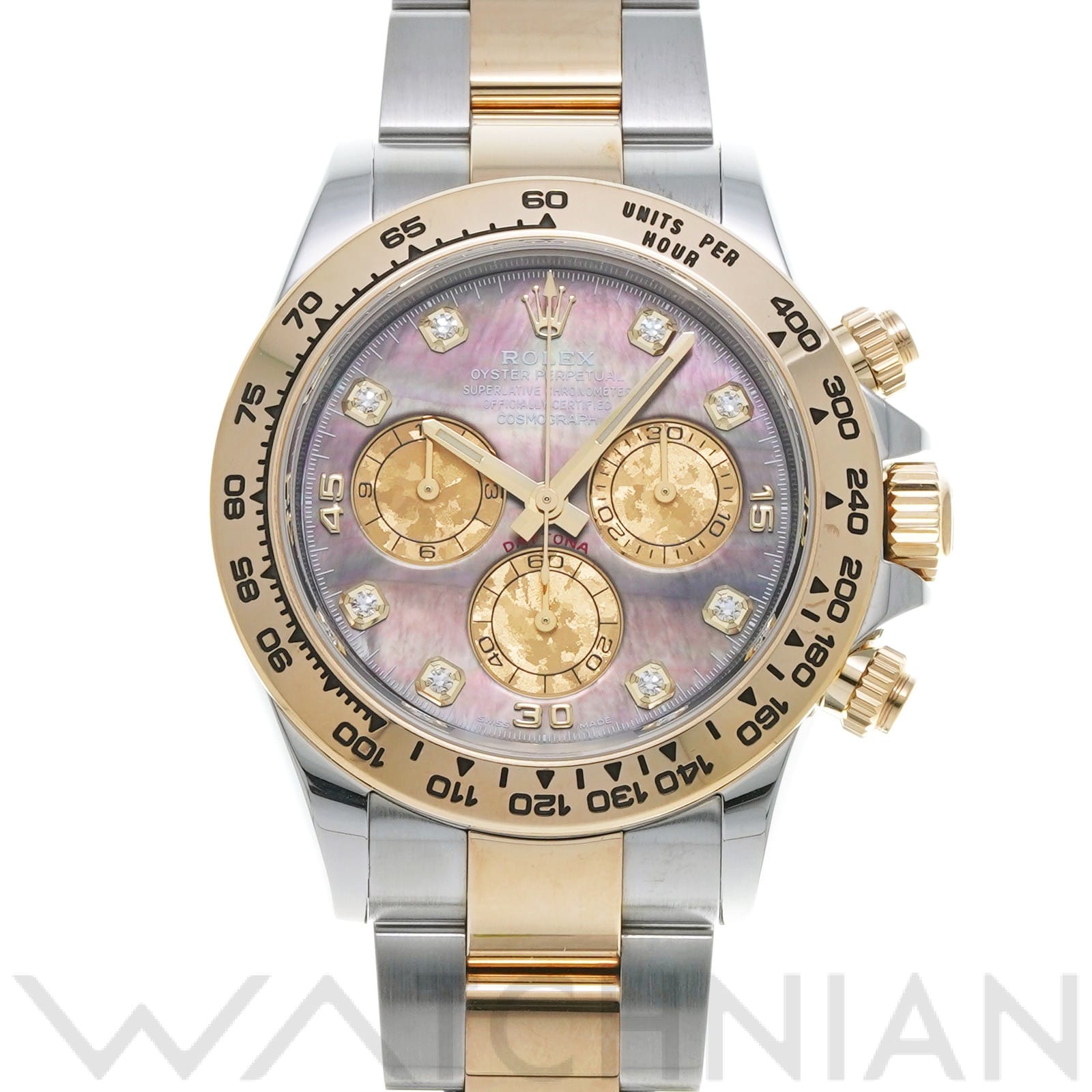 ロレックス コスモグラフ デイトナ 116503NG ブラックシェル/ゴールドクリスタル/ダイヤモンド メンズ 時計 【中古】【wristwatch】