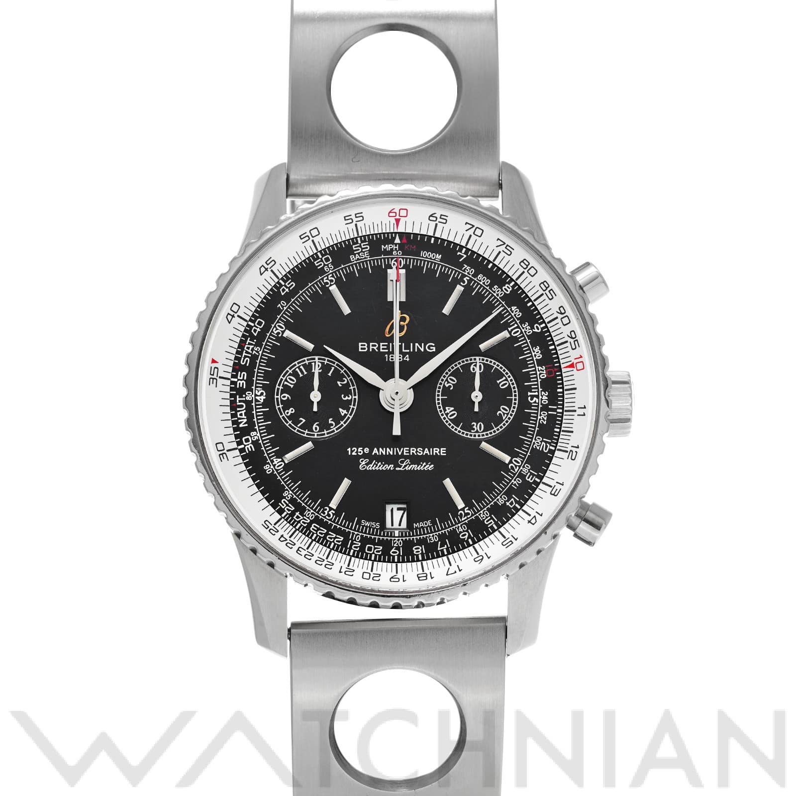 ブライトリング / BREITLING ナビタイマー 125th A2632213/B944 ブラック メンズ 時計 【中古】【wristwatch】
