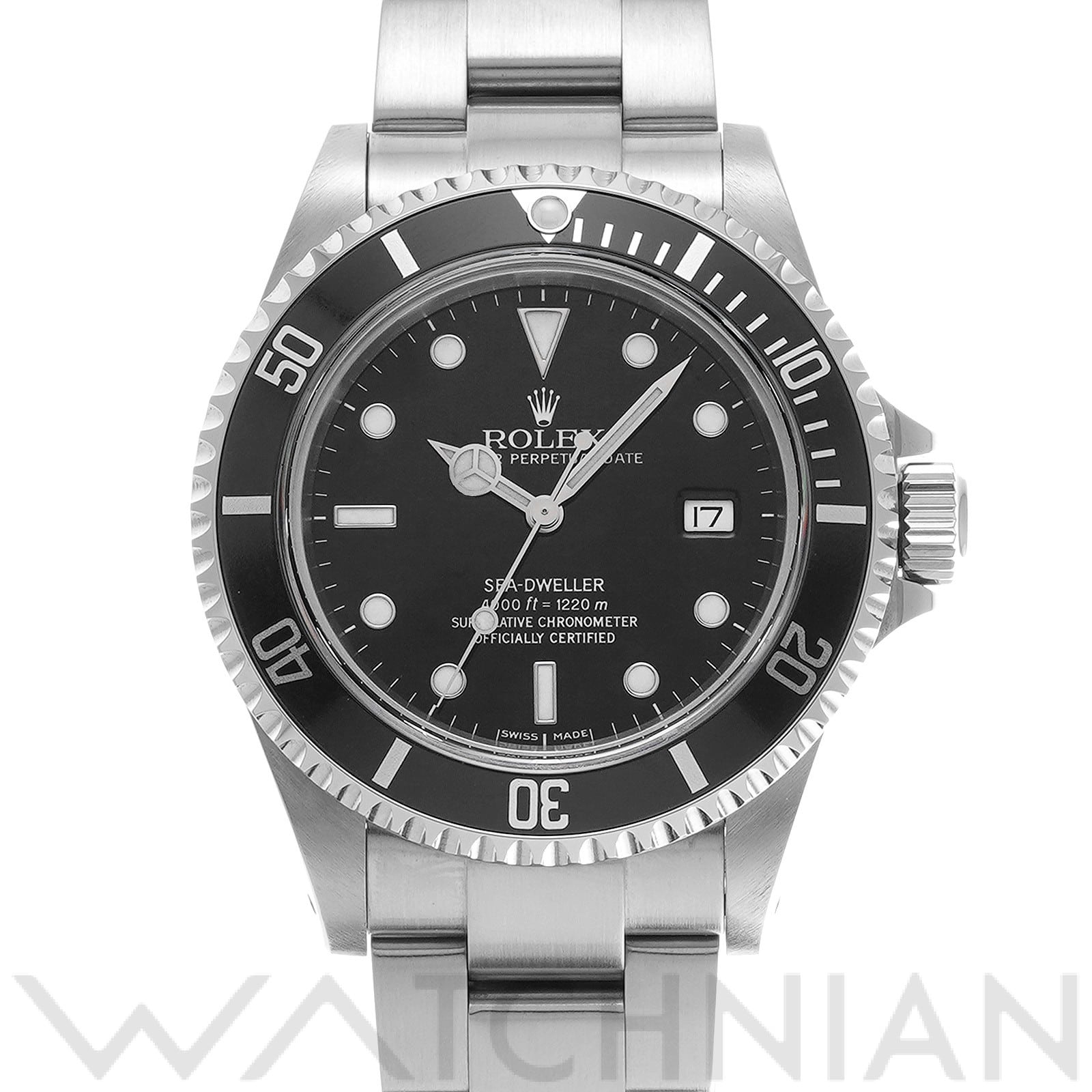 ロレックス シードゥエラー 16600 ブラック メンズ 時計 【中古】【wristwatch】