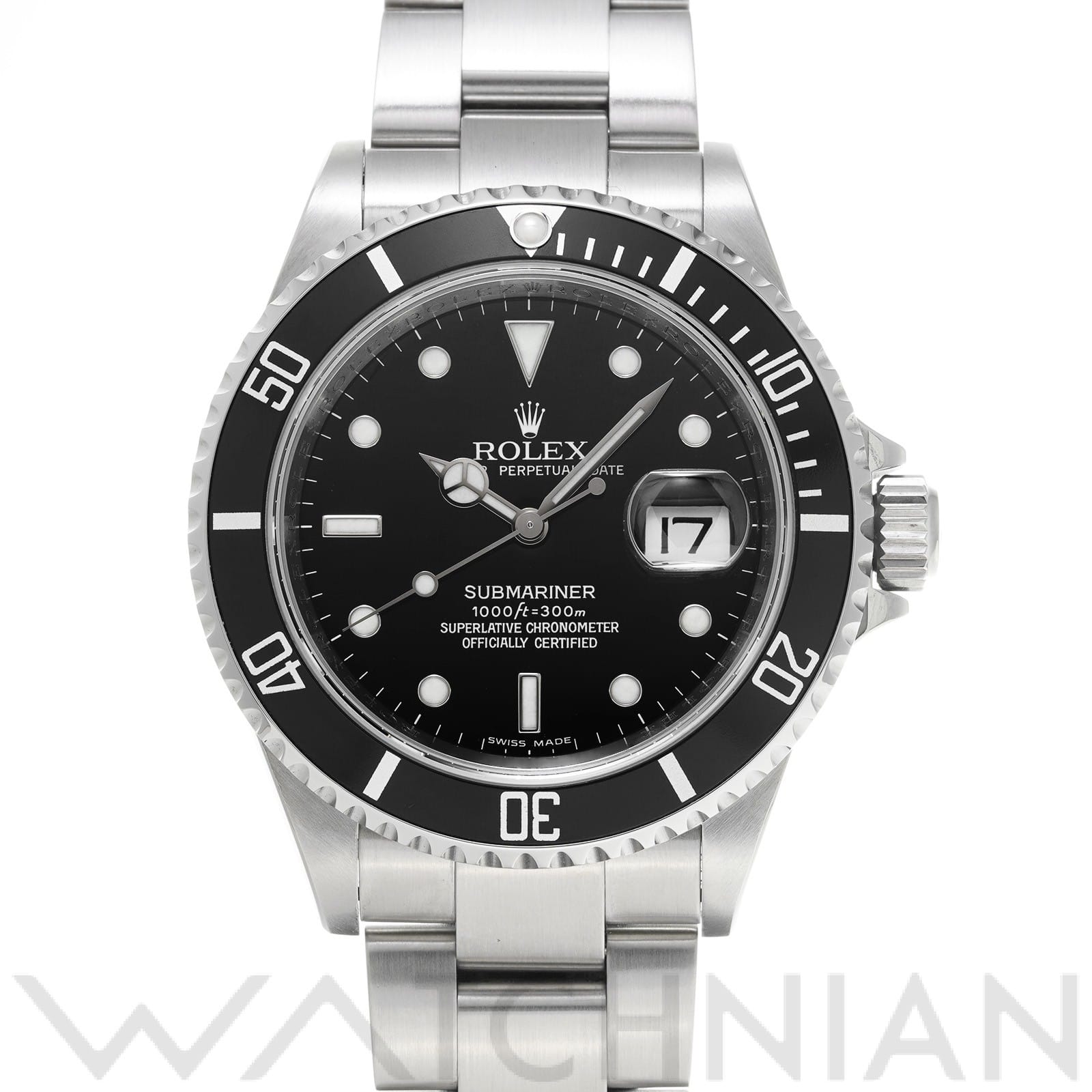 サブマリーナ デイト 16610 M番(2008年頃製造) ブラック ロレックス ROLEX メンズ 【中古】