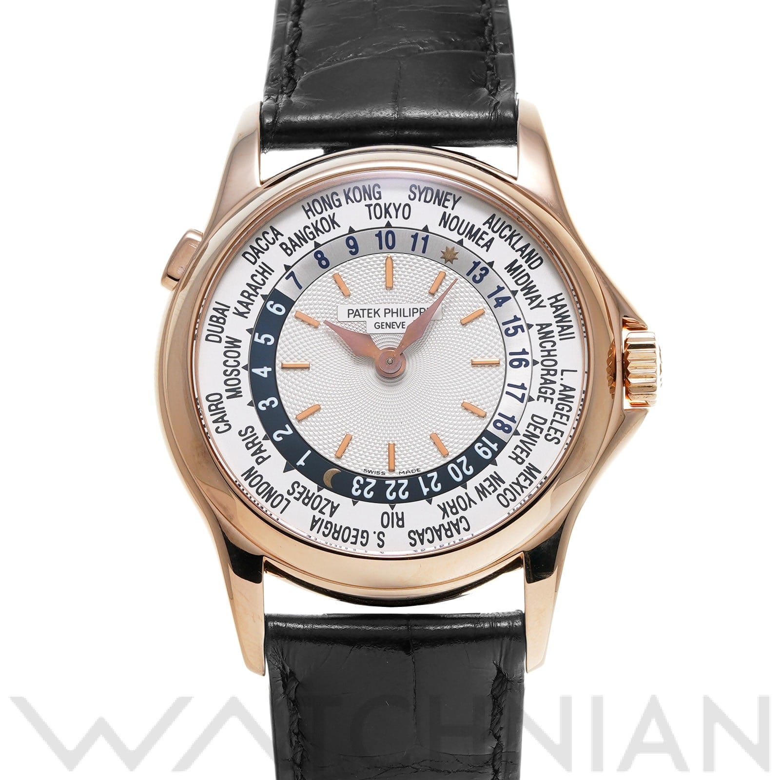 ワールドタイム 5110R-001 シルバー パテック フィリップ PATEK PHILIPPE メンズ 【中古】