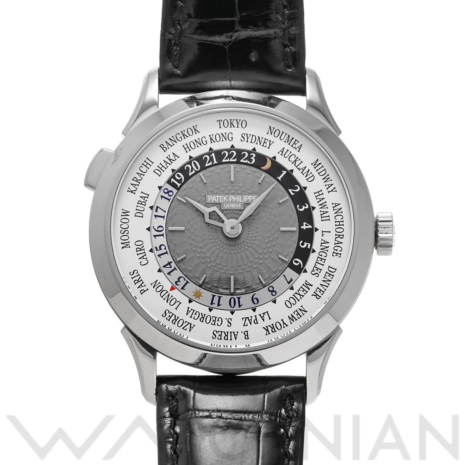 ワールドタイム 5230G-001 ラック・アントラサイト パテック フィリップ PATEK PHILIPPE メンズ 【中古】