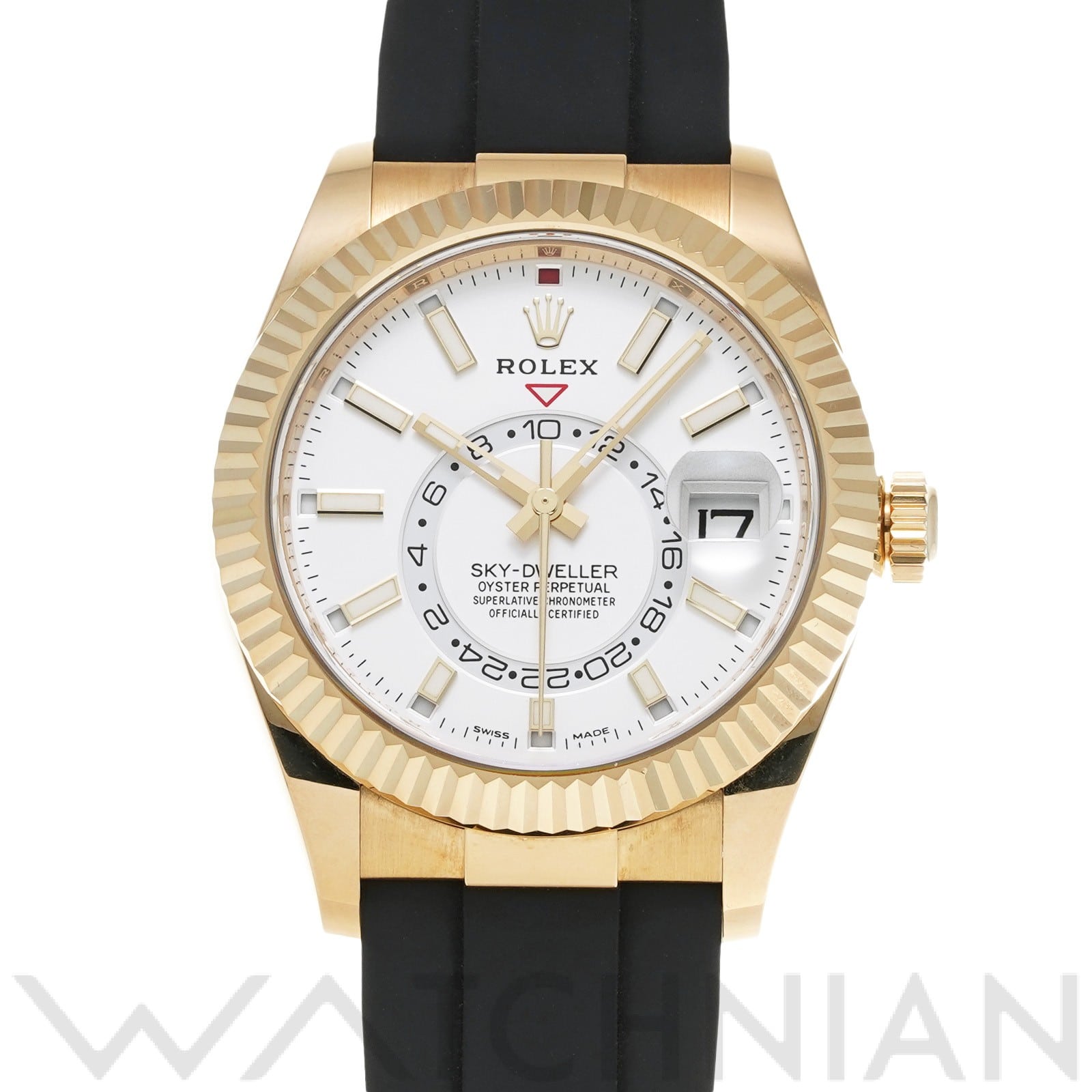 ロレックス / ROLEX スカイドゥエラー 326238 ホワイト メンズ 時計 【中古】【wristwatch】
