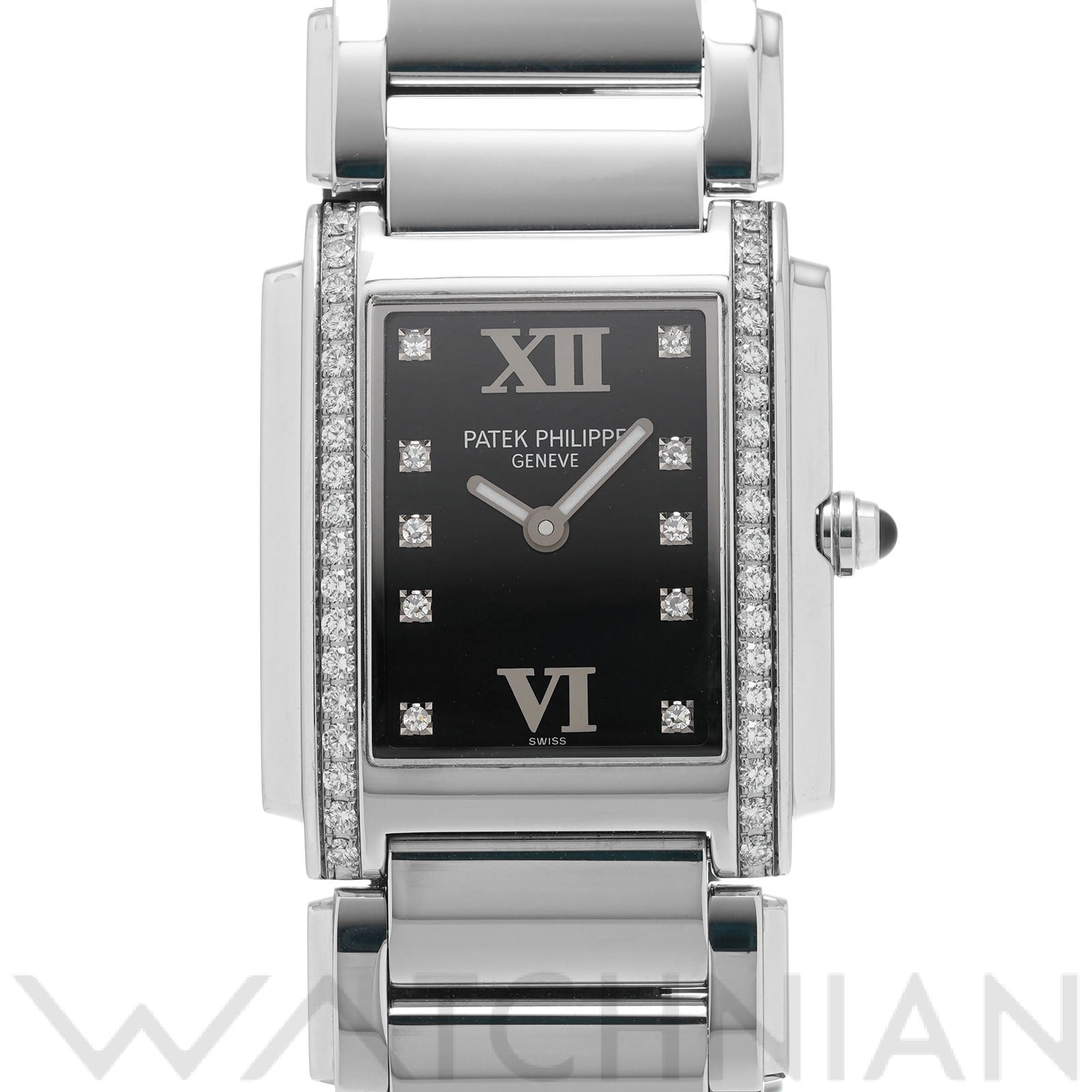 パテック フィリップ / PATEK PHILIPPE トゥエンティ-4 4910/10A-001 ブラック/ダイヤモンド レディース 時計 【中古】【wristwatch】