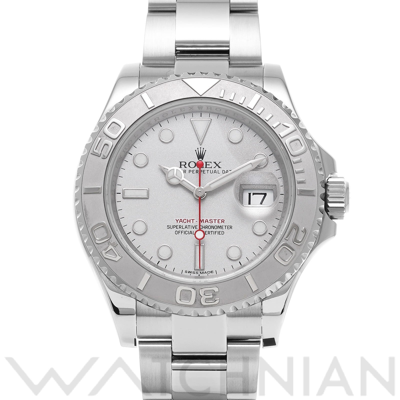 ヨットマスター 40 116622 ランダムシリアル グレー ロレックス ROLEX メンズ 【中古】