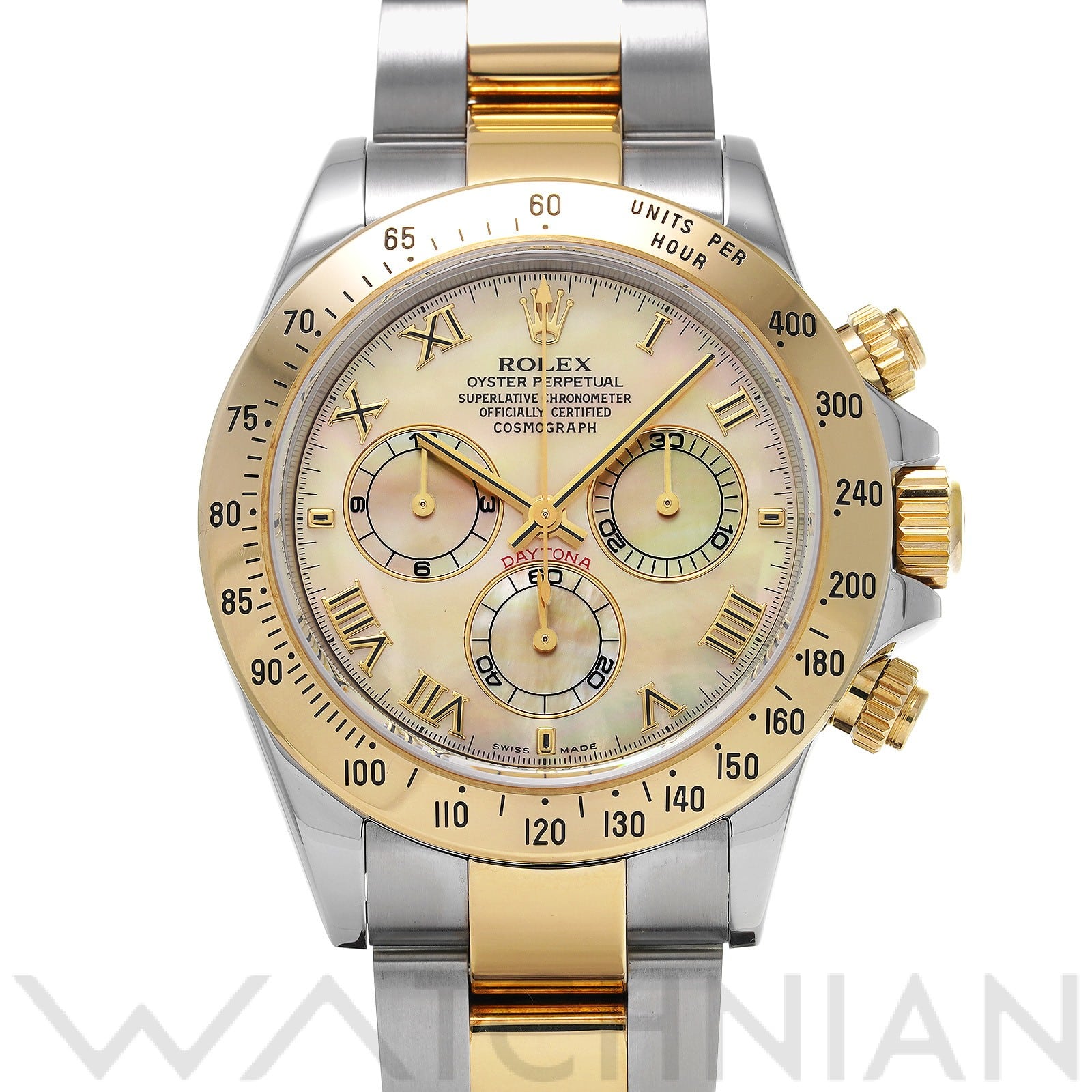 ロレックス コスモグラフ デイトナ 116523NR イエローシェル メンズ 時計 【中古】【wristwatch】
