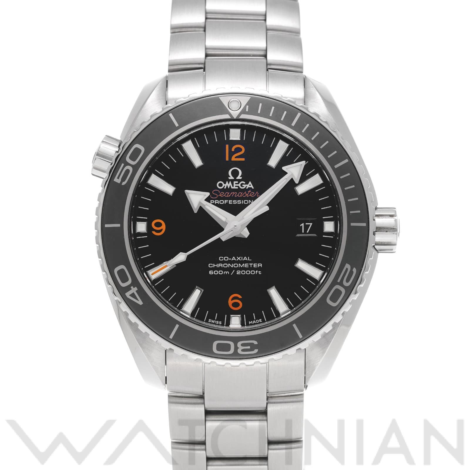 オメガ / OMEGA シーマスター プラネットオーシャン 600 コーアクシャル 232.30.46.21.01.003 ブラック メンズ 時計 【中古】【wristwatch】